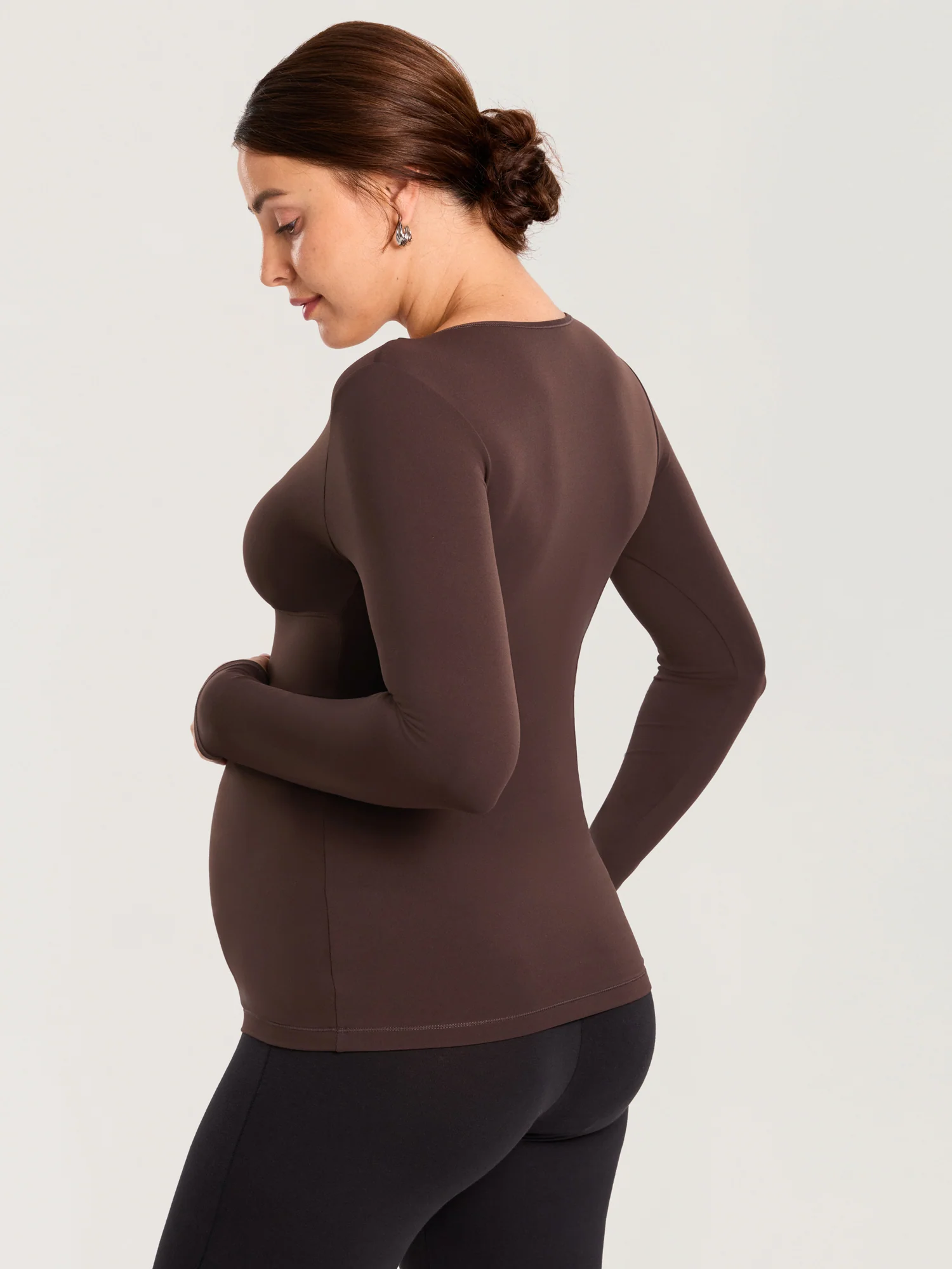 AirSoft Crossover Maternity & Nursing Top - Long Sleeves - Image 25