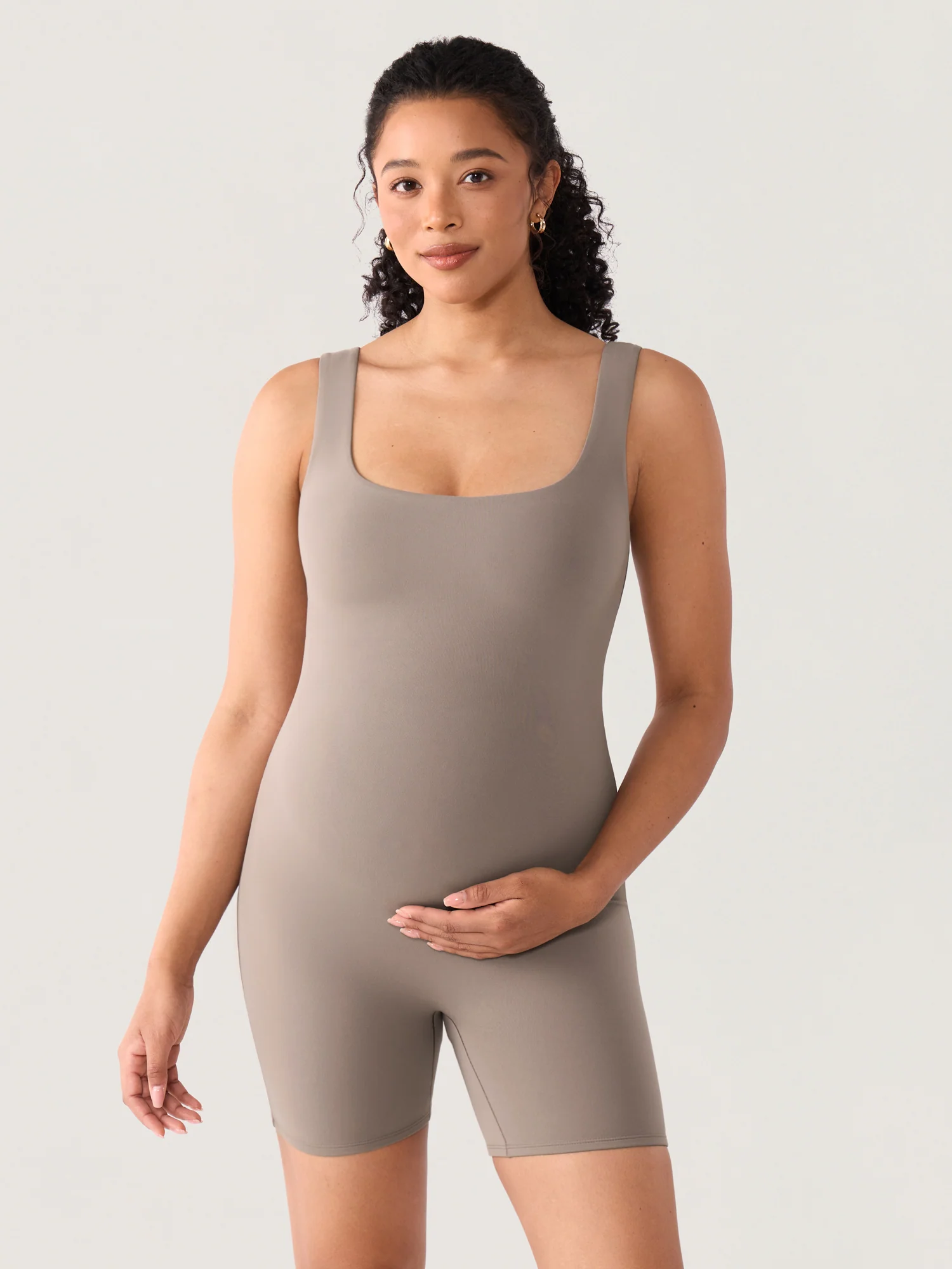 Airsofta Square Neck Maternity Romper - Image 15