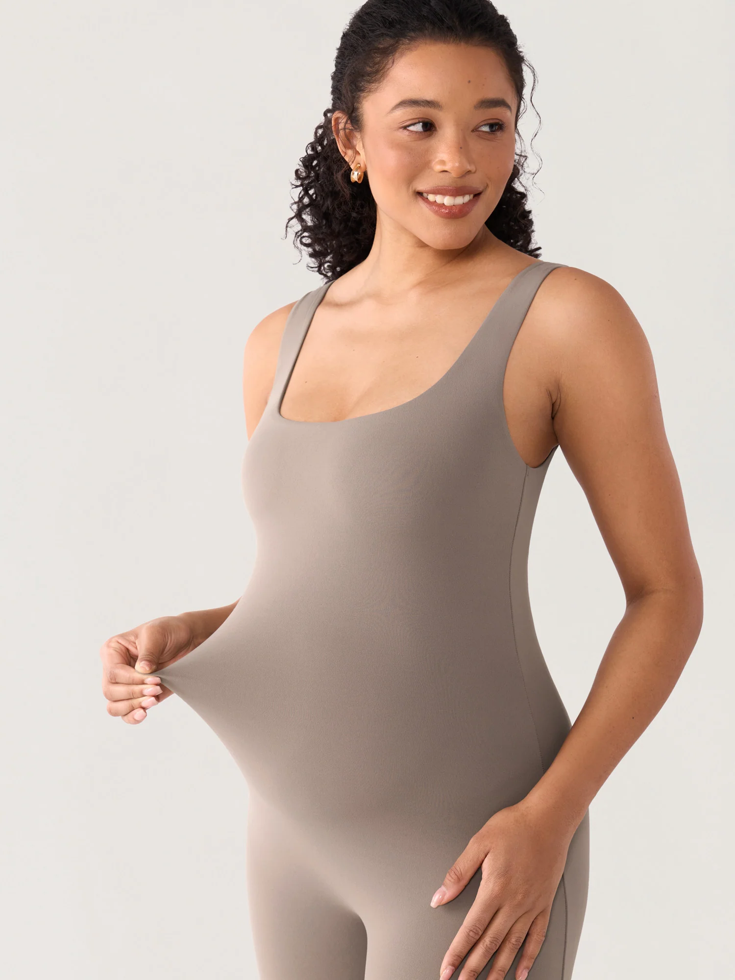 Airsofta Square Neck Maternity Romper - Image 16