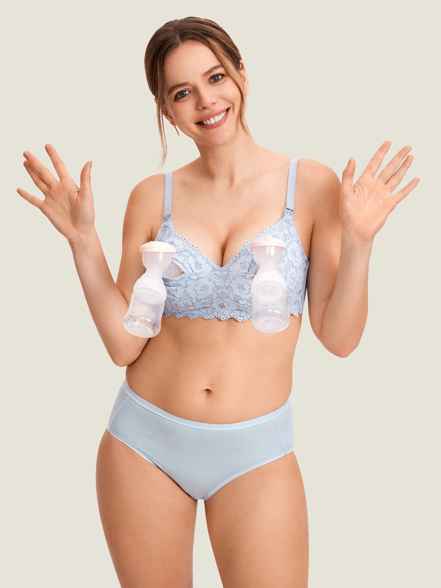 Cotton Lining Hands Free Pumping Bra - Image 20