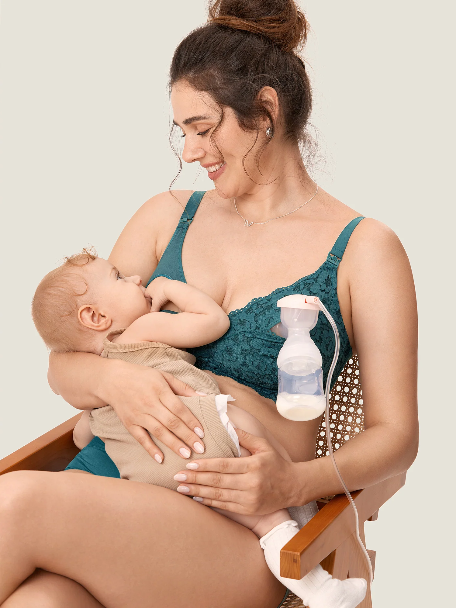 Cotton Lining Hands Free Pumping Bra - Image 29