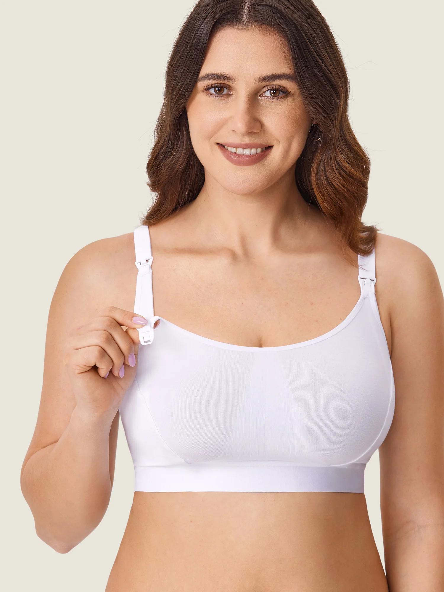 Cotton Plus Size Nursing Sport Bra - Image 12
