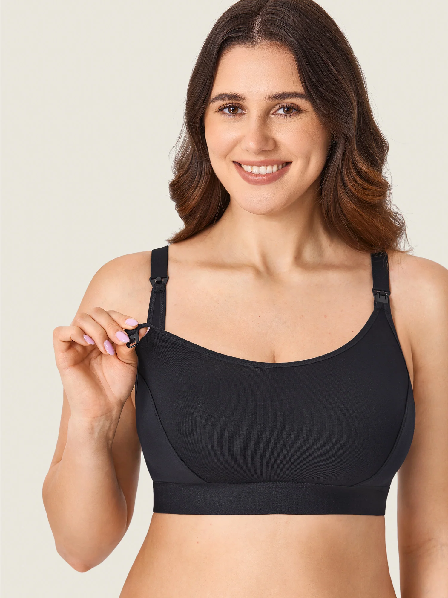 Cotton Plus Size Nursing Sport Bra - Image 5
