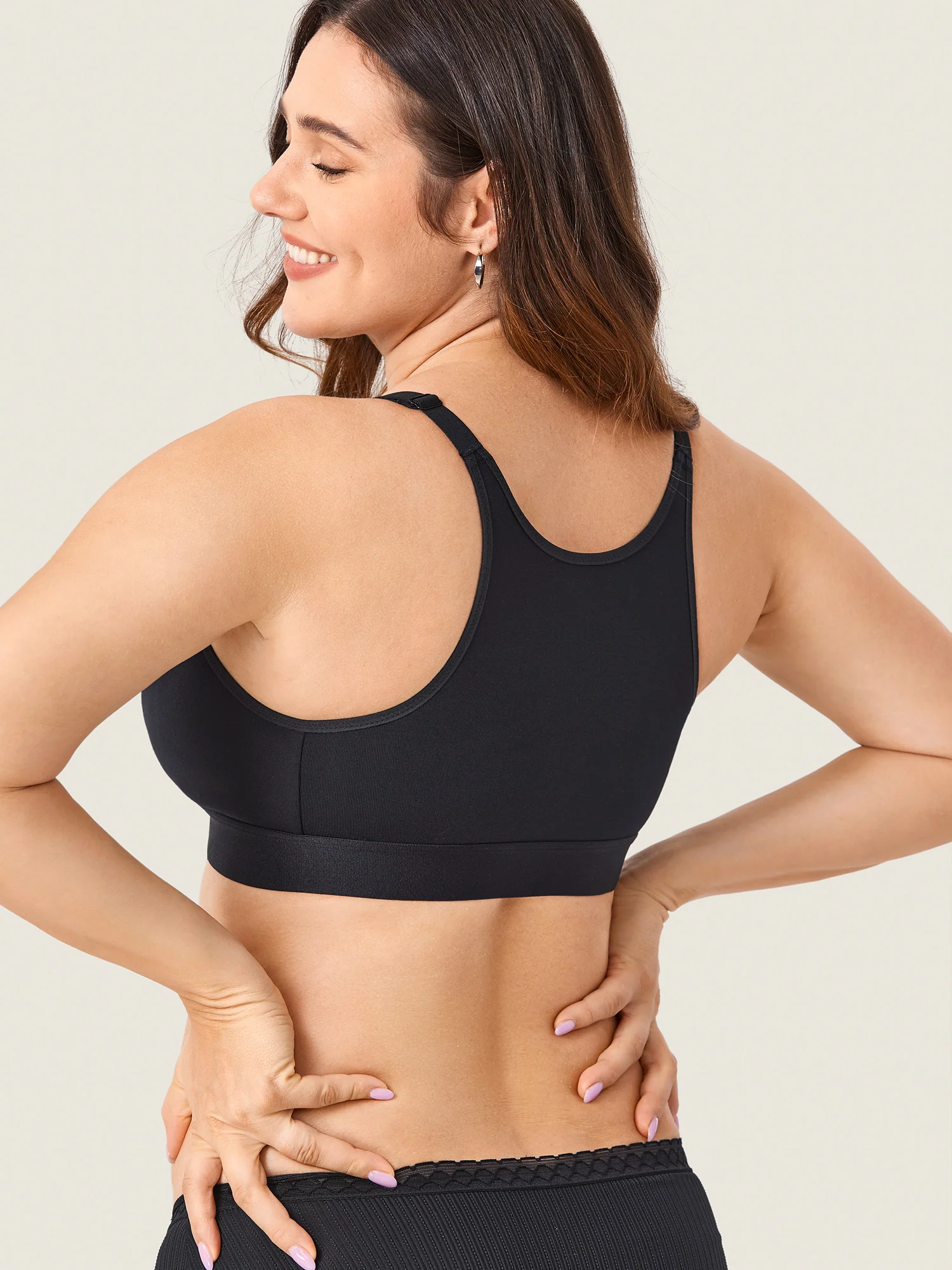 Cotton Plus Size Nursing Sport Bra - Image 6
