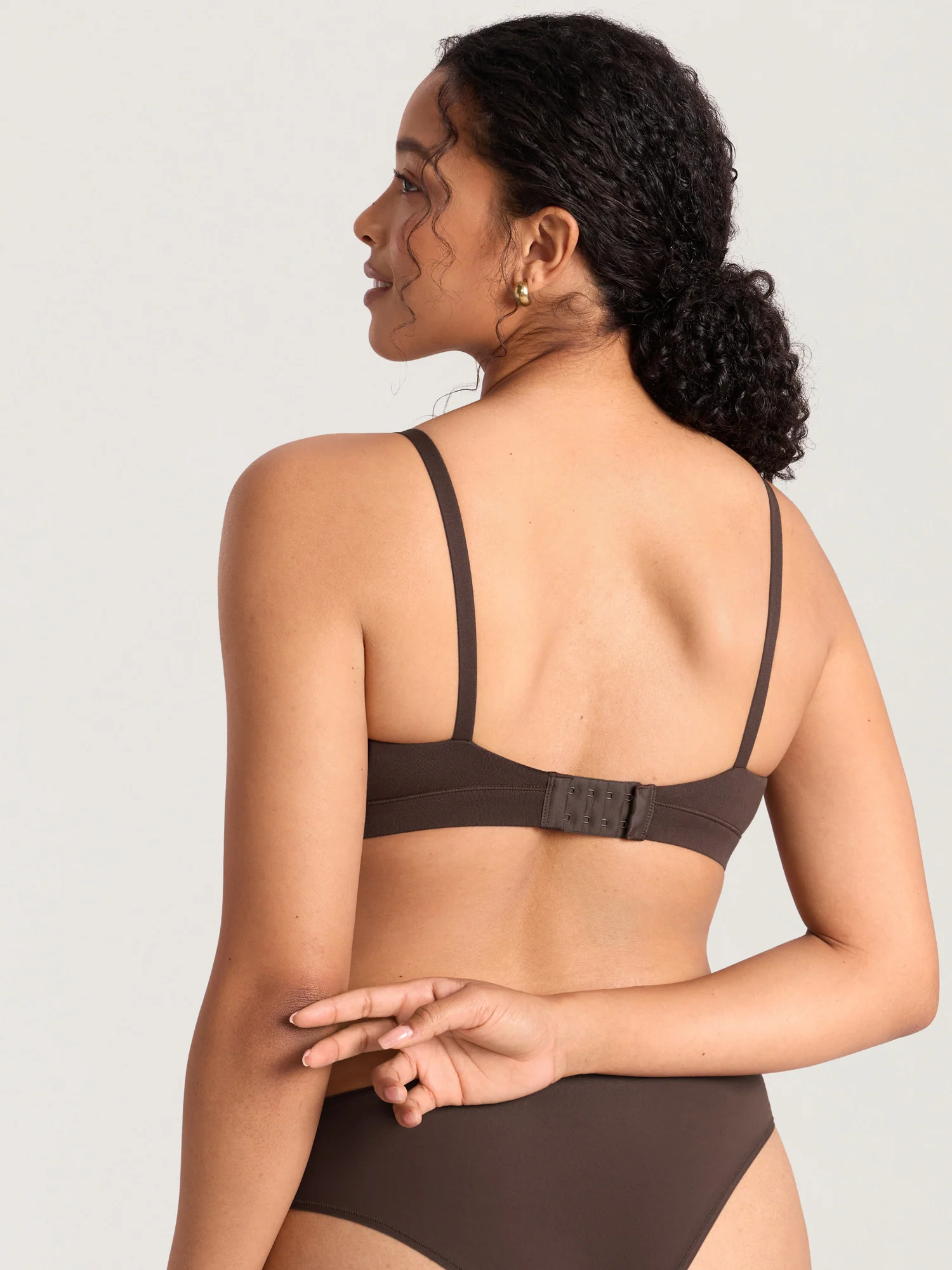 Cotton Scoop Neck Nursing Bralette - Image 6
