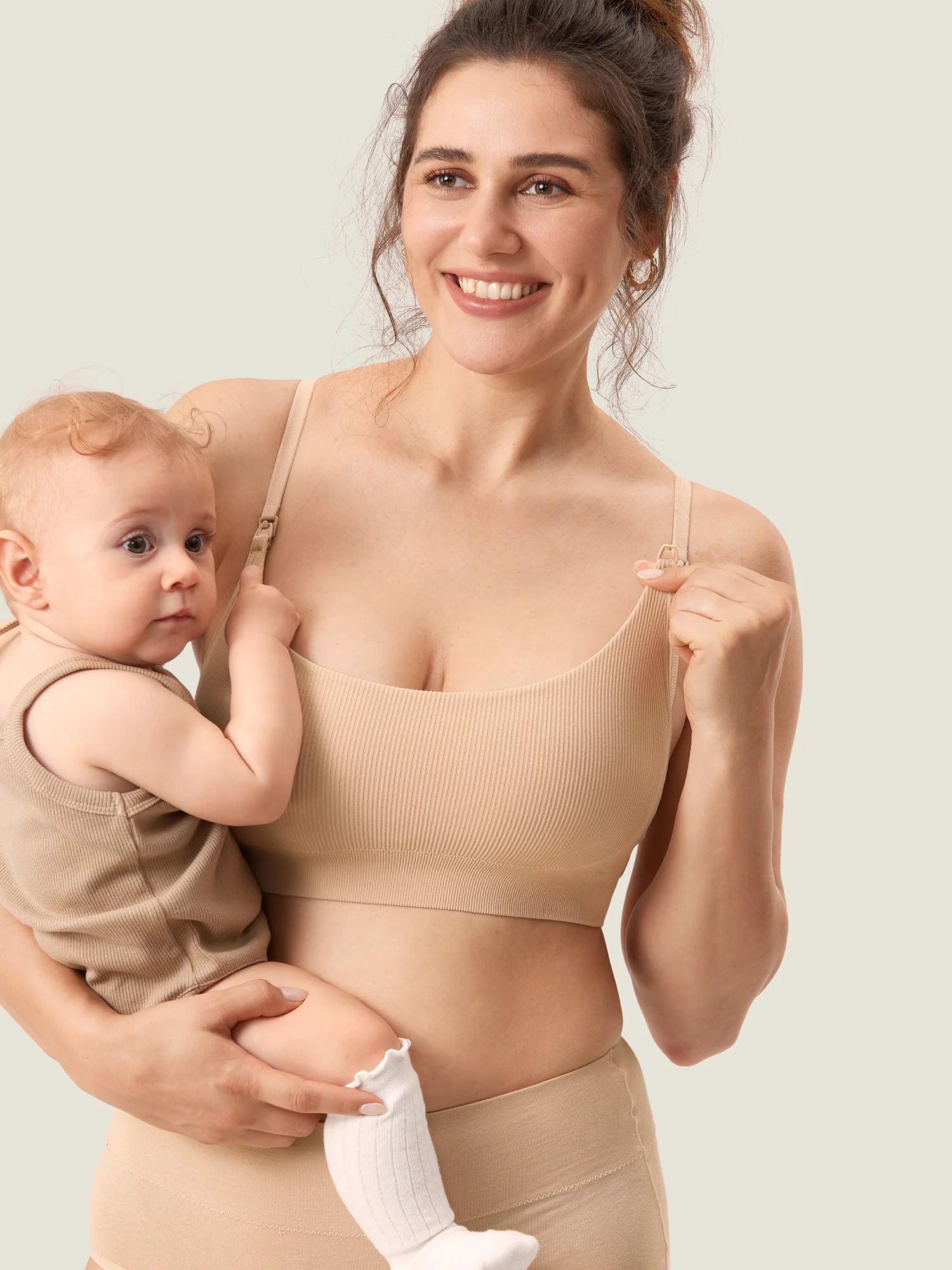 Ribbed Scoop Nursing Bralette - Image 11