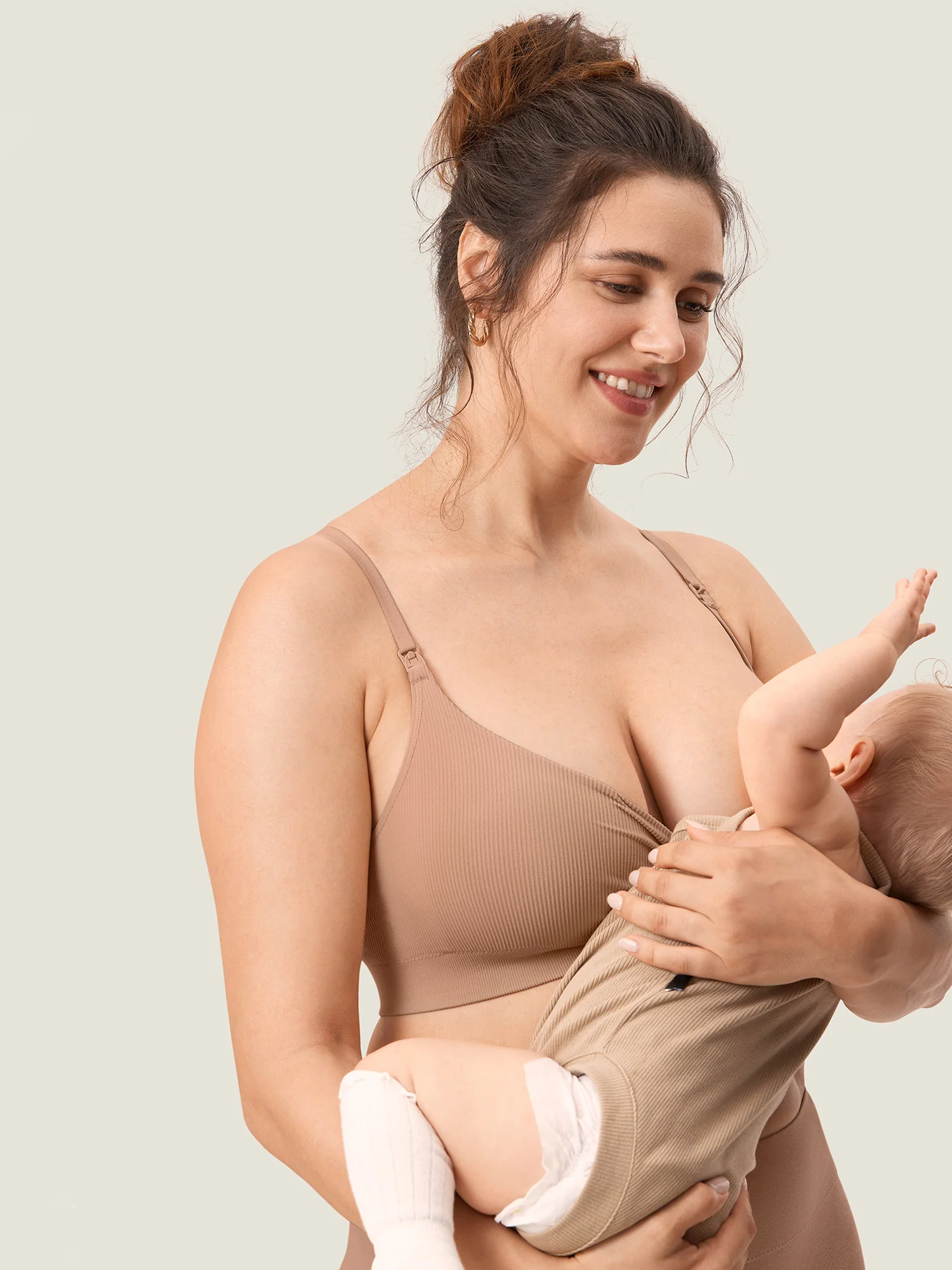 Ribbed Scoop Nursing Bralette - Image 17
