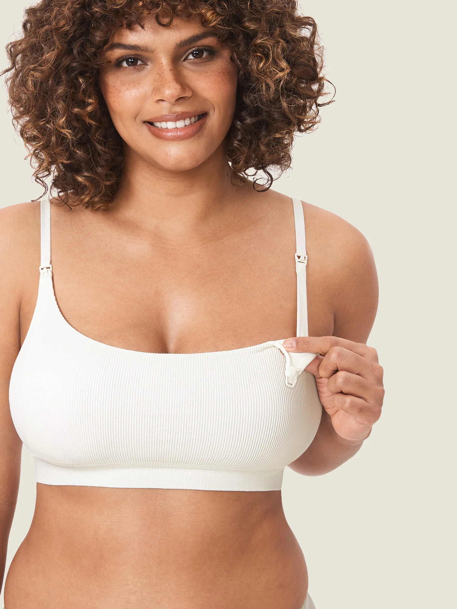Ribbed Scoop Nursing Bralette - Image 23