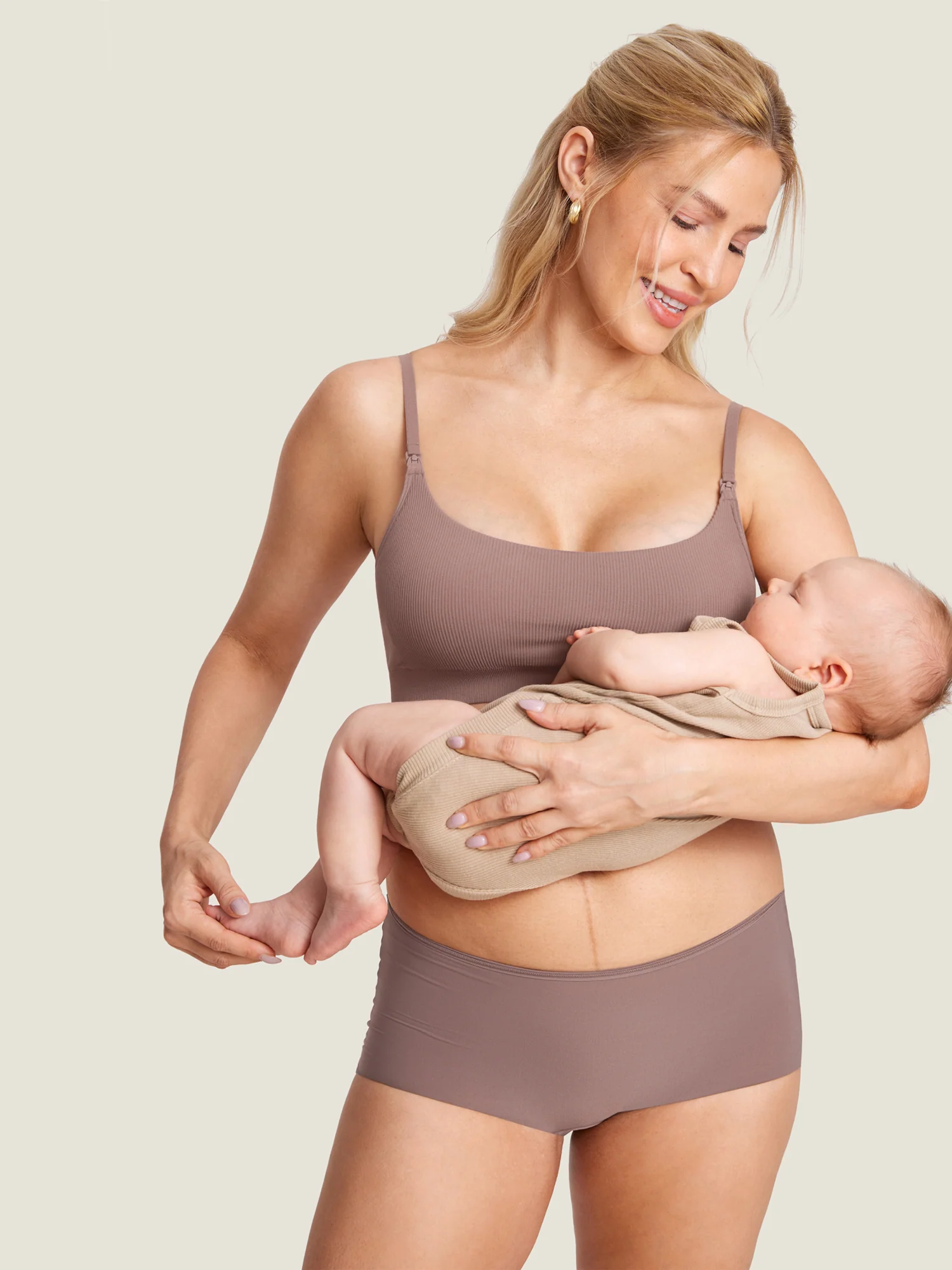 Ribbed Scoop Nursing Bralette - Image 25