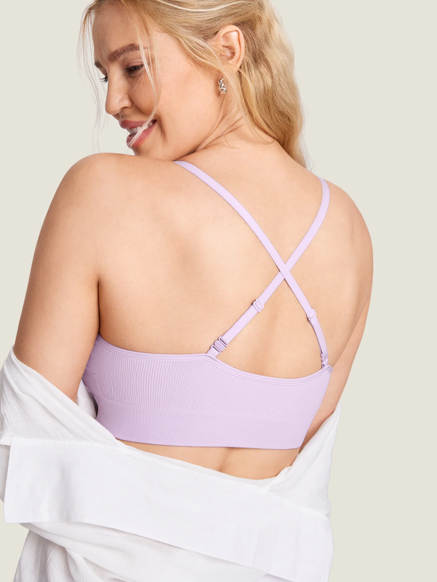 Ribbed Scoop Nursing Bralette - Image 43