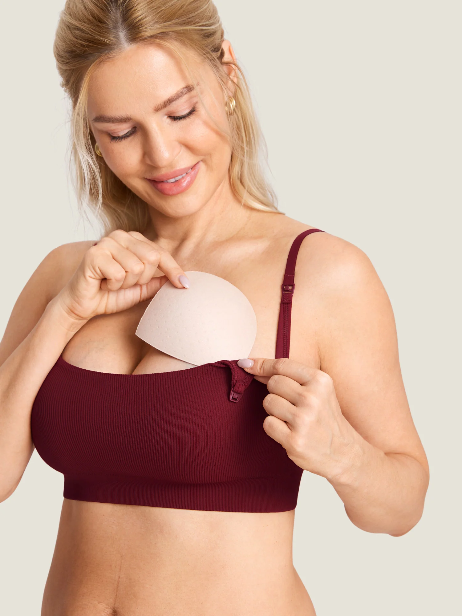 Ribbed Scoop Nursing Bralette - Image 47