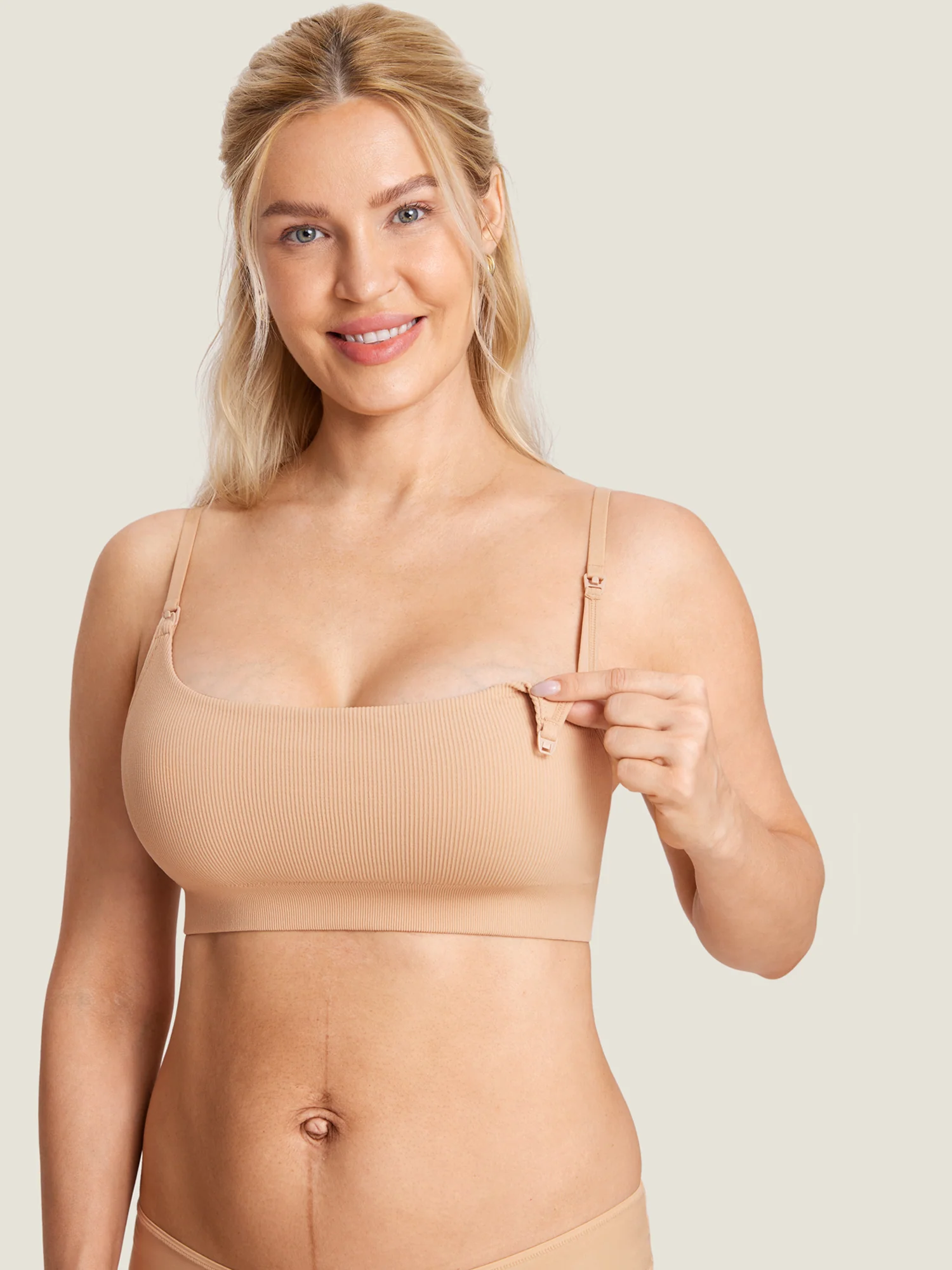 Ribbed Scoop Nursing Bralette - Image 50
