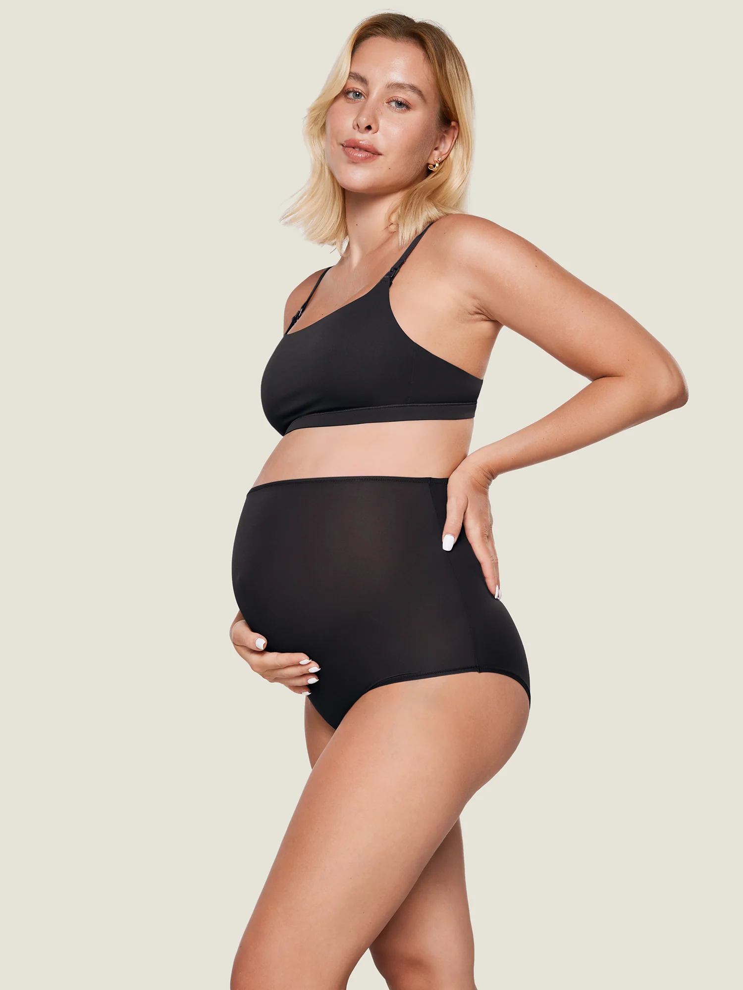Inbarely® Soft High Waist Maternity Underwear - 2 Pack - Image 10