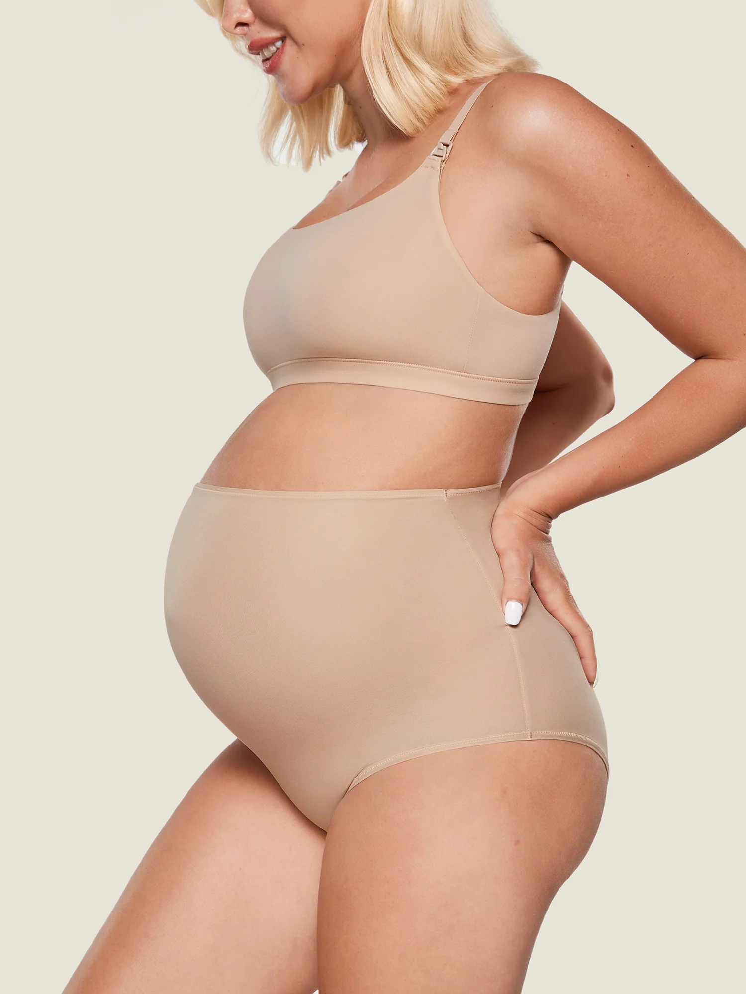Inbarely® Soft High Waist Maternity Underwear - 2 Pack - Image 18
