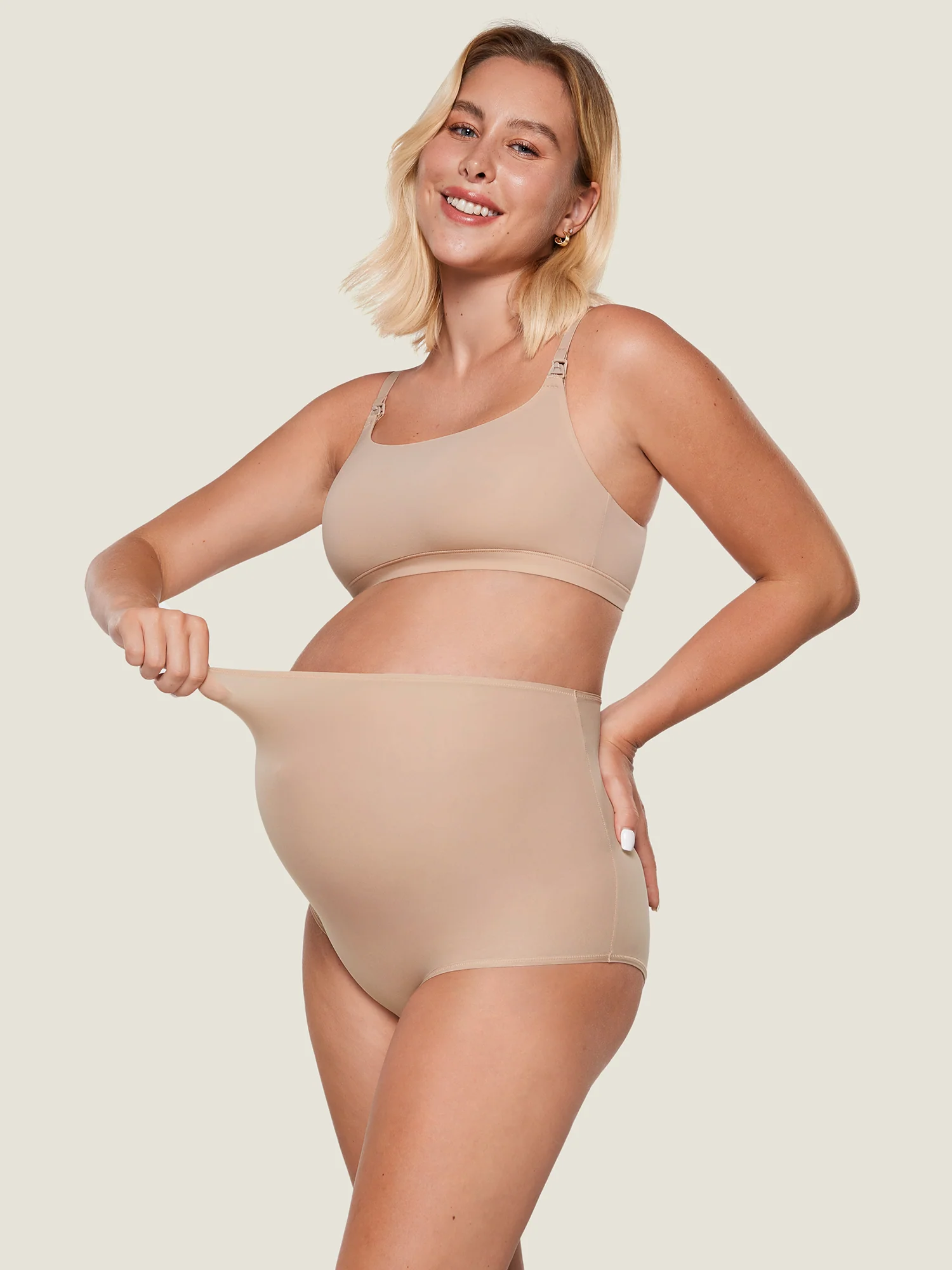 Inbarely® Soft High Waist Maternity Underwear - 2 Pack - Image 19