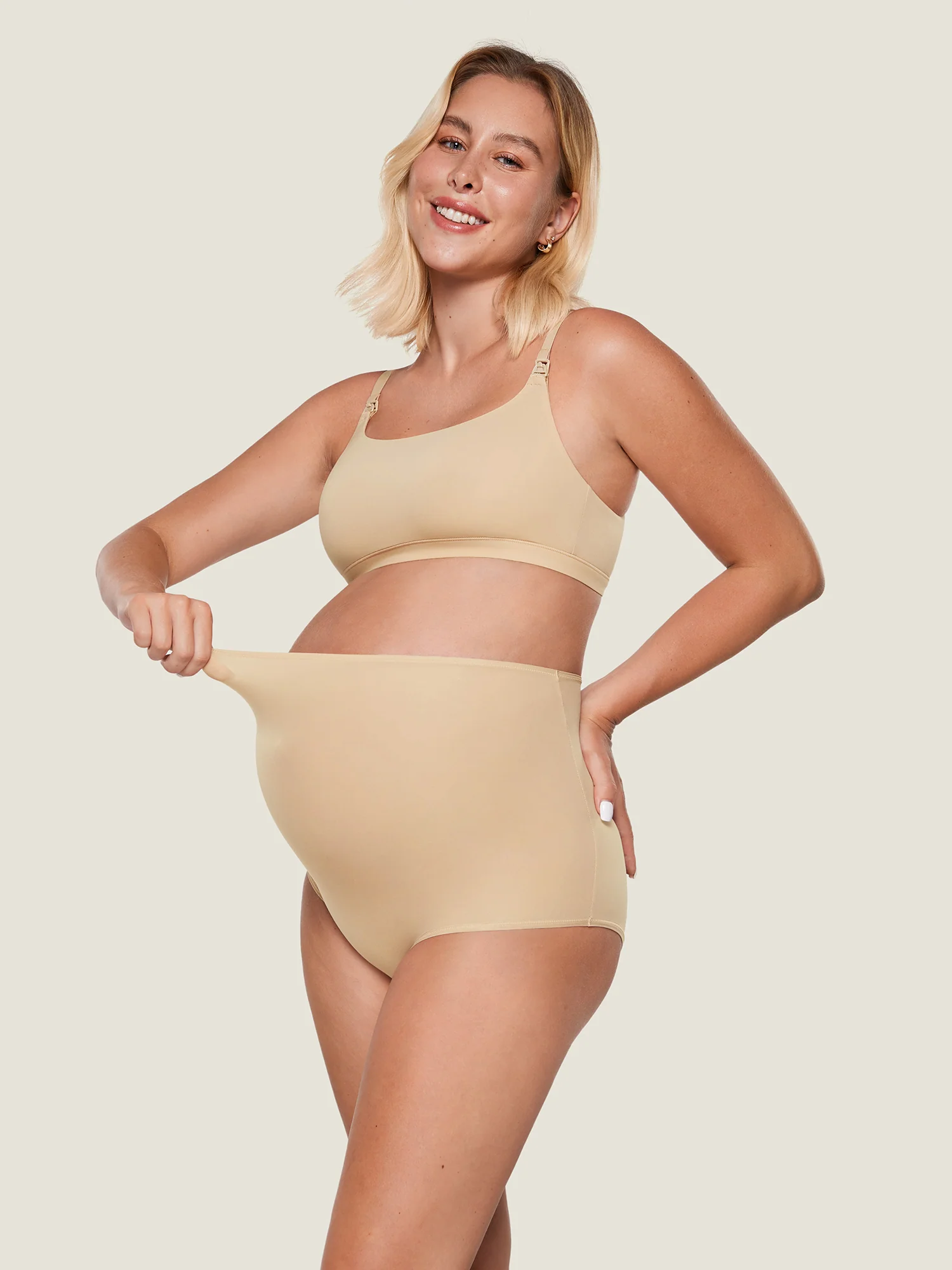 Inbarely® Soft High Waist Maternity Underwear - 2 Pack - Image 25