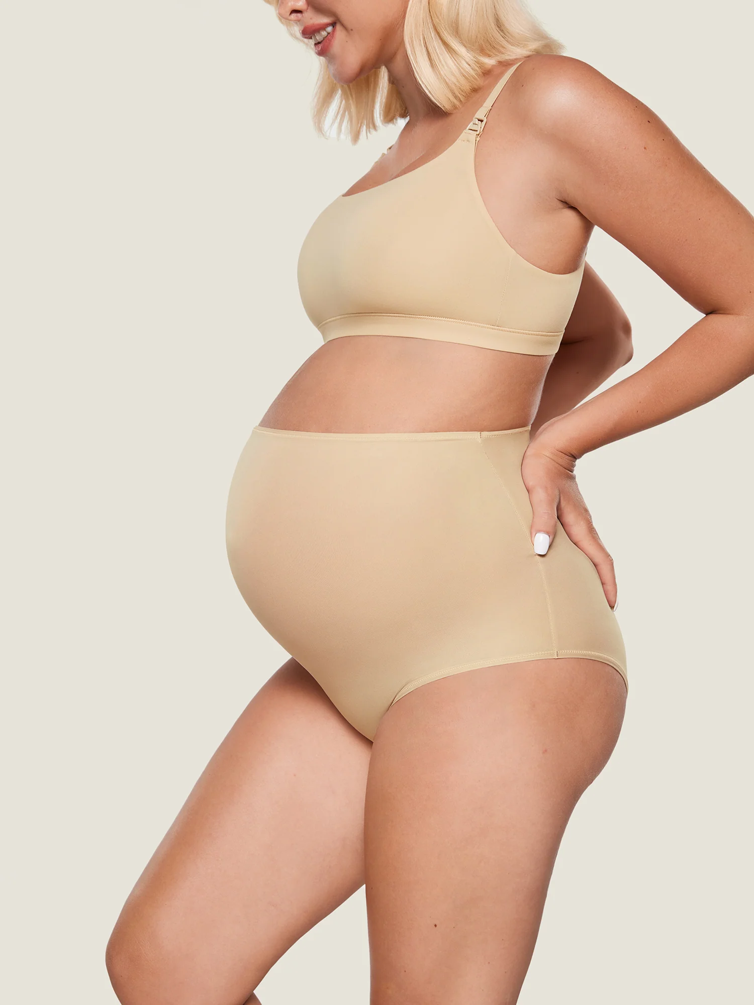 Inbarely® Soft High Waist Maternity Underwear - 2 Pack - Image 26