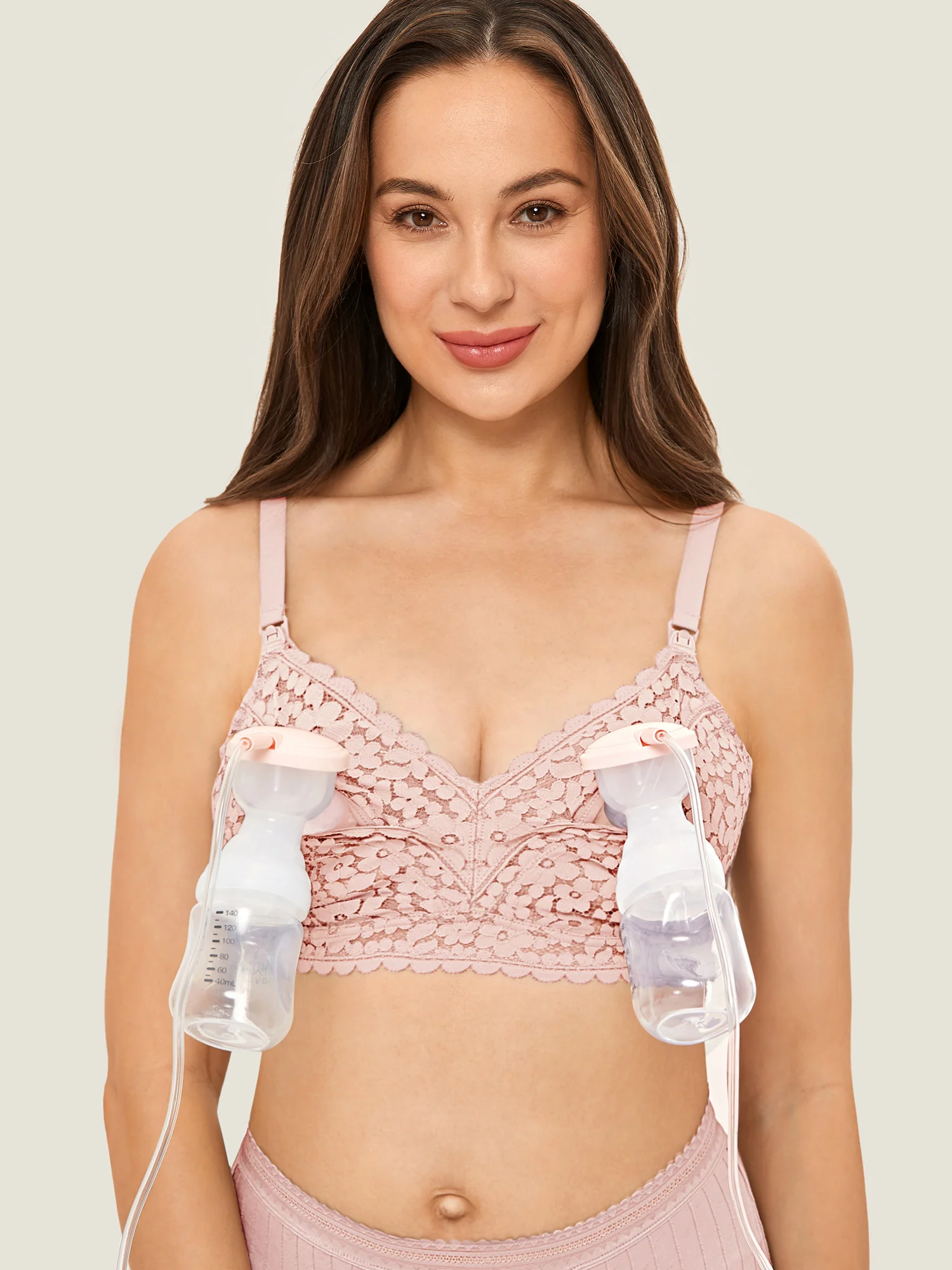 Lace Hands Free Pumping Bra - Image 13