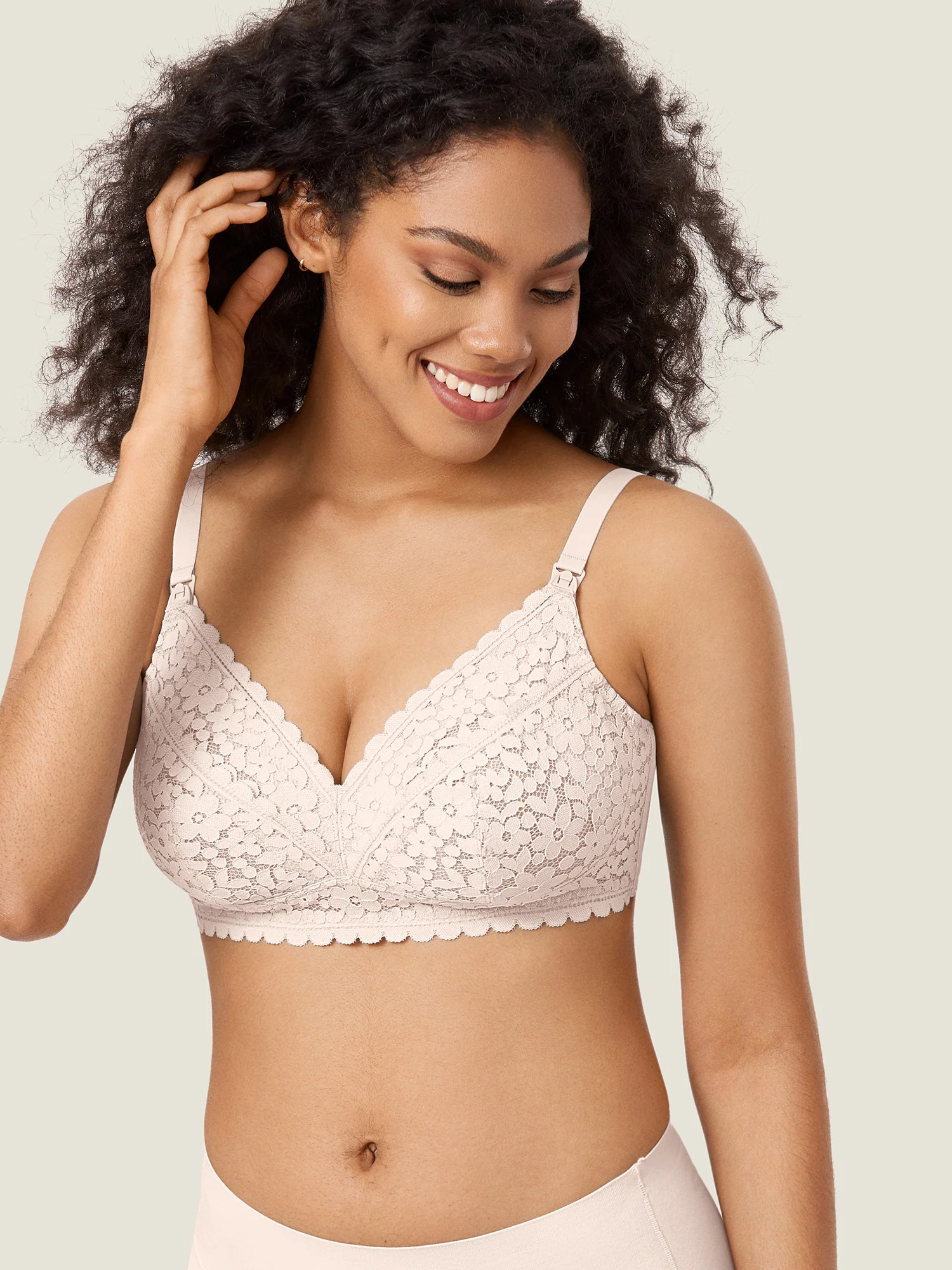 Lace Hands Free Pumping Bra - Image 2