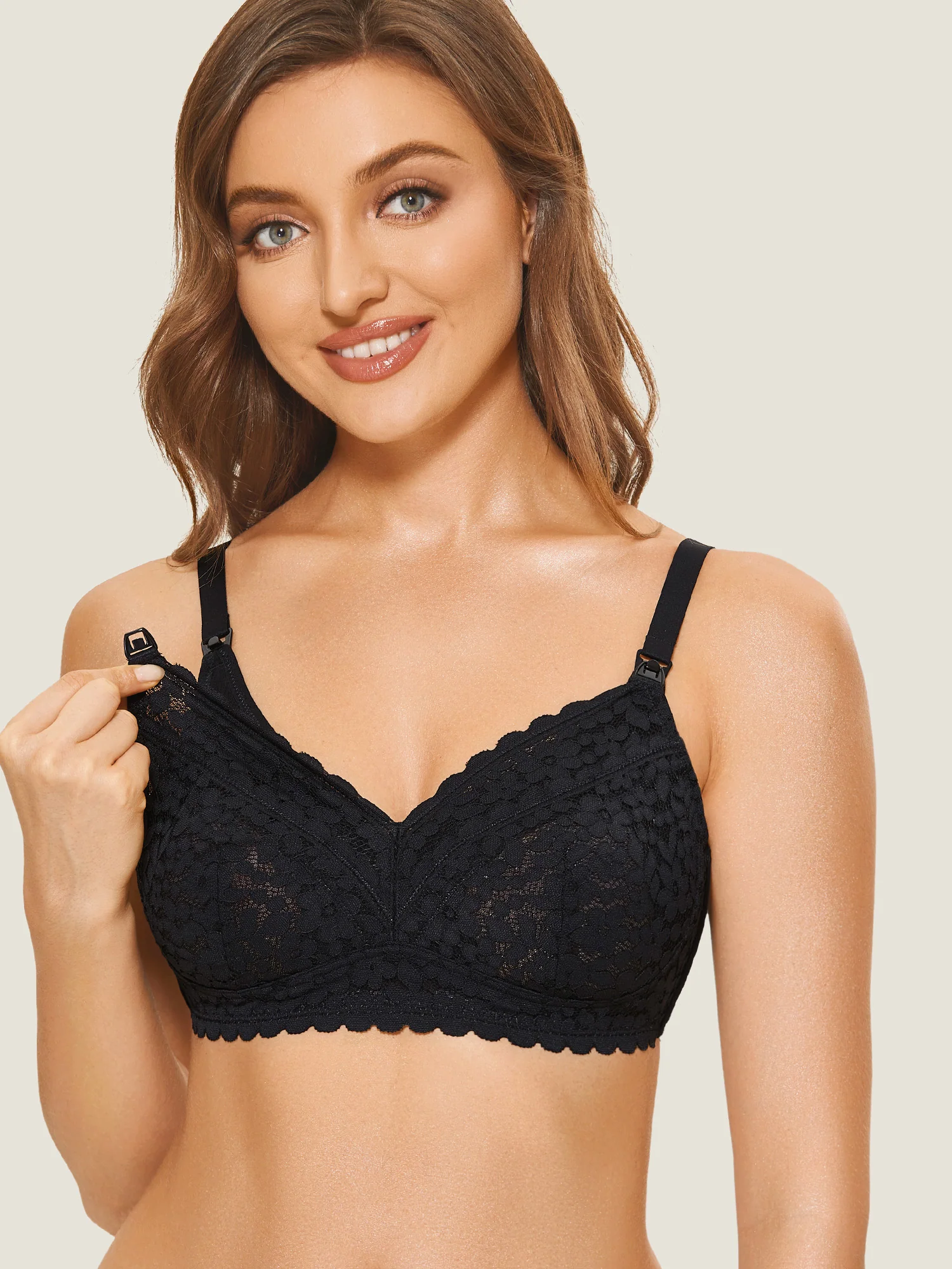 Lace Hands Free Pumping Bra - Image 7