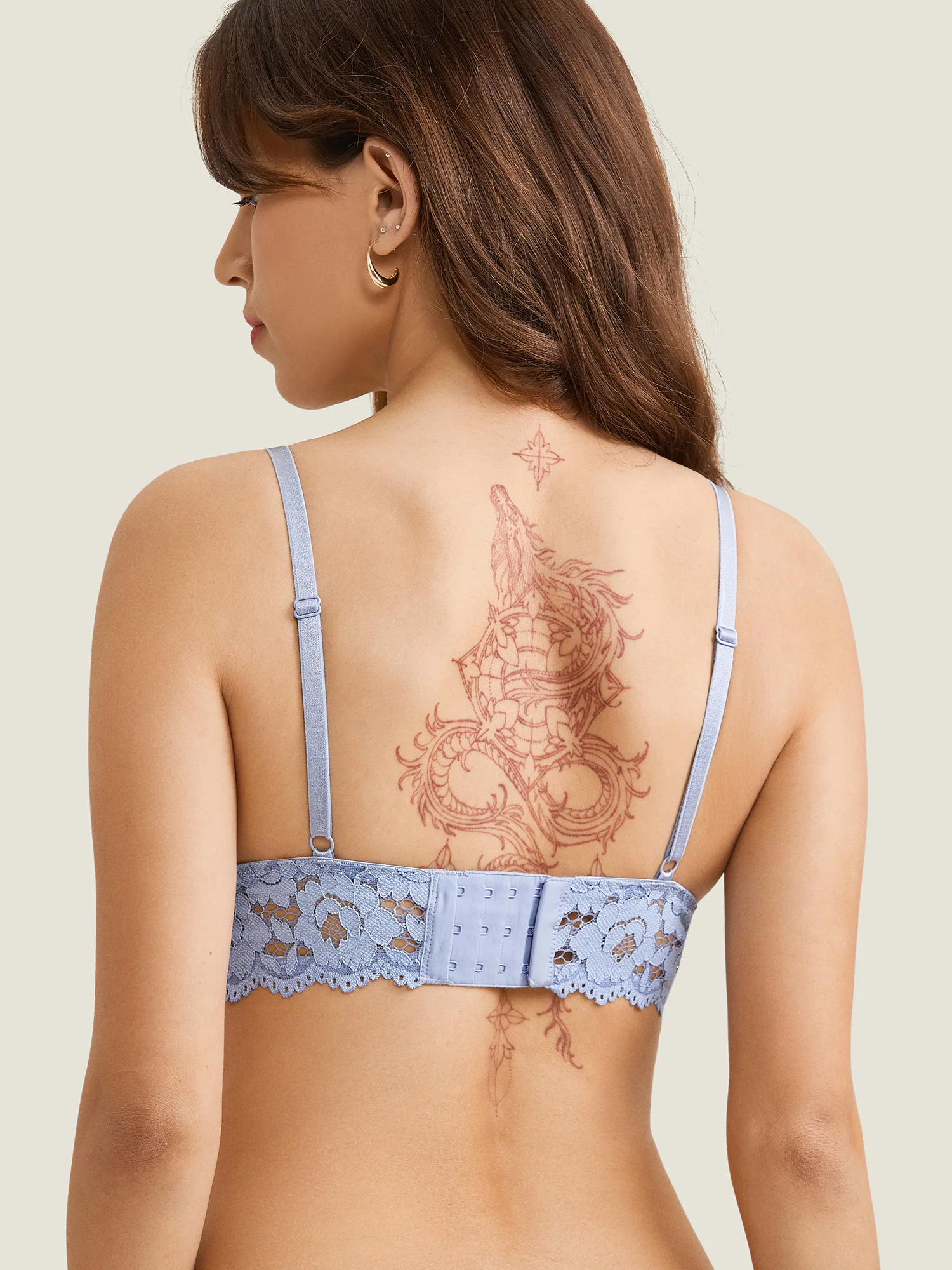 Lace Plunge Nursing Bralette - Image 14