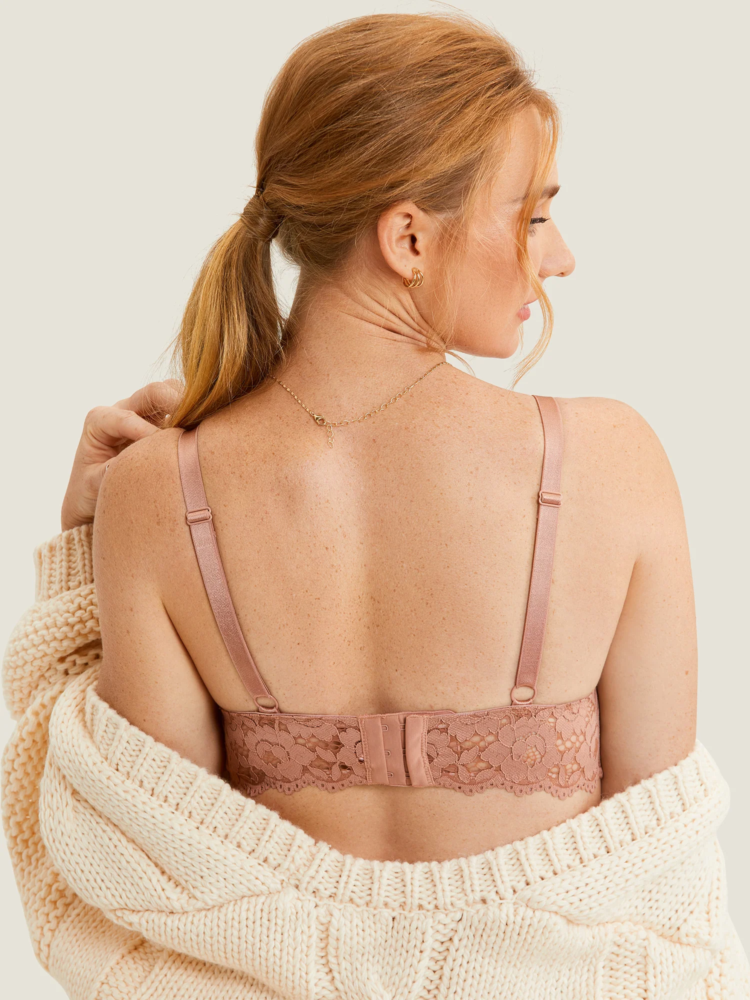 Lace Plunge Nursing Bralette - Image 20