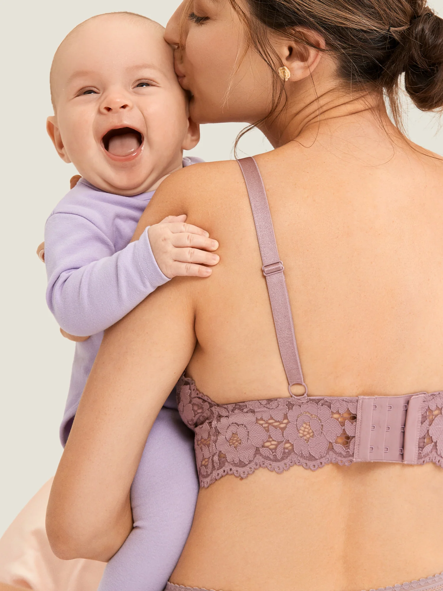 Lace Plunge Nursing Bralette - Image 39
