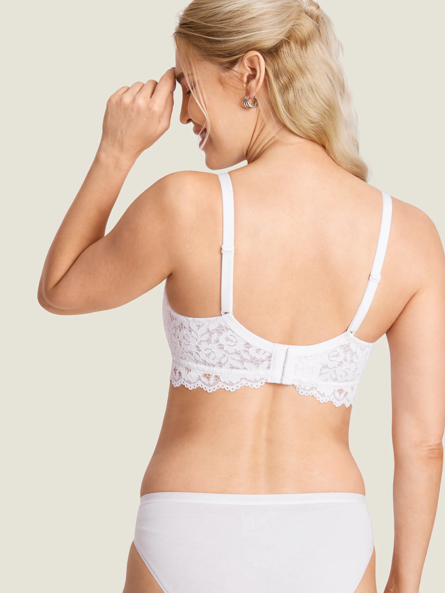 More Support Lace Nursing Bralette - Image 16