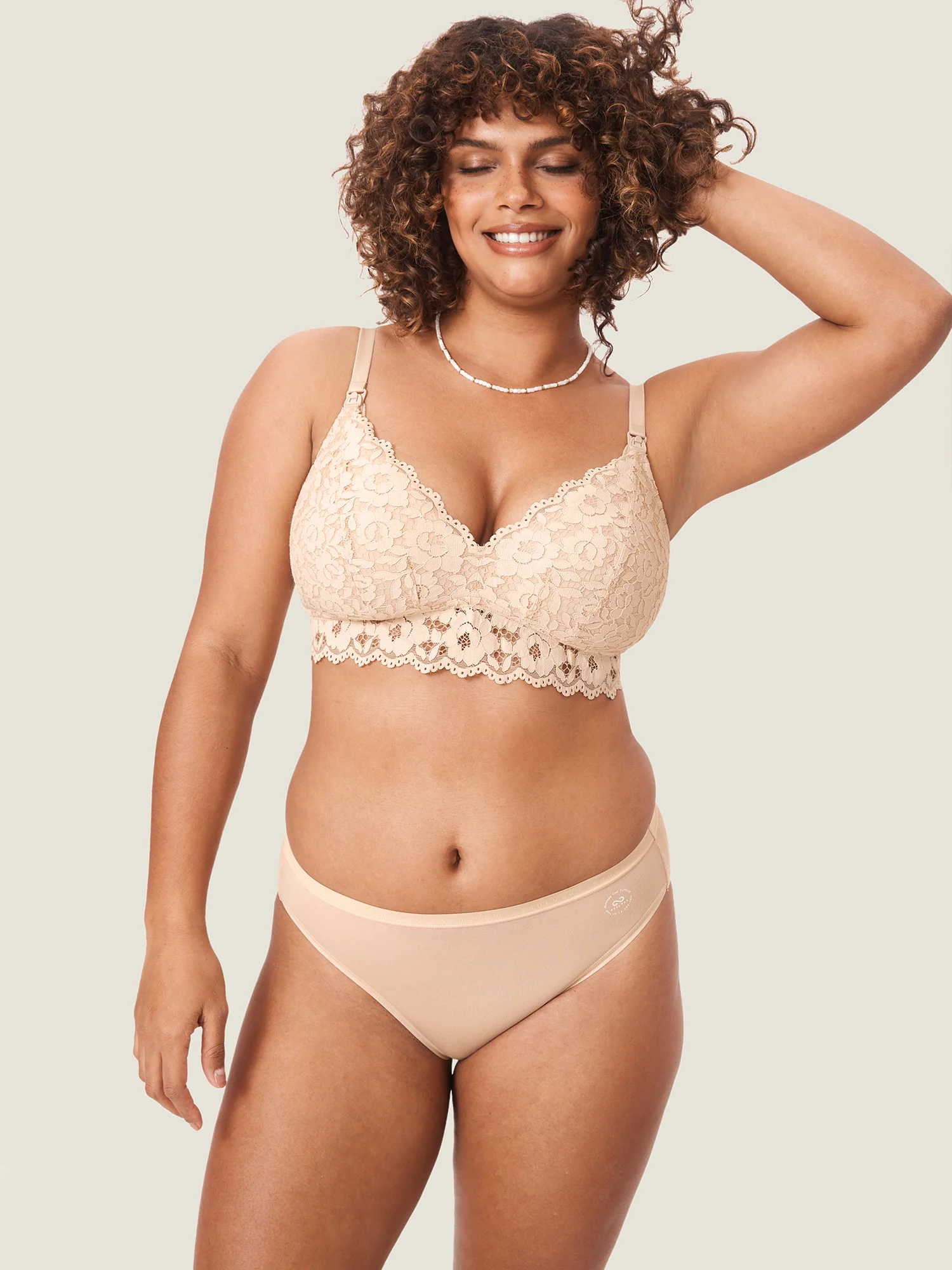 More Support Lace Nursing Bralette - Image 19
