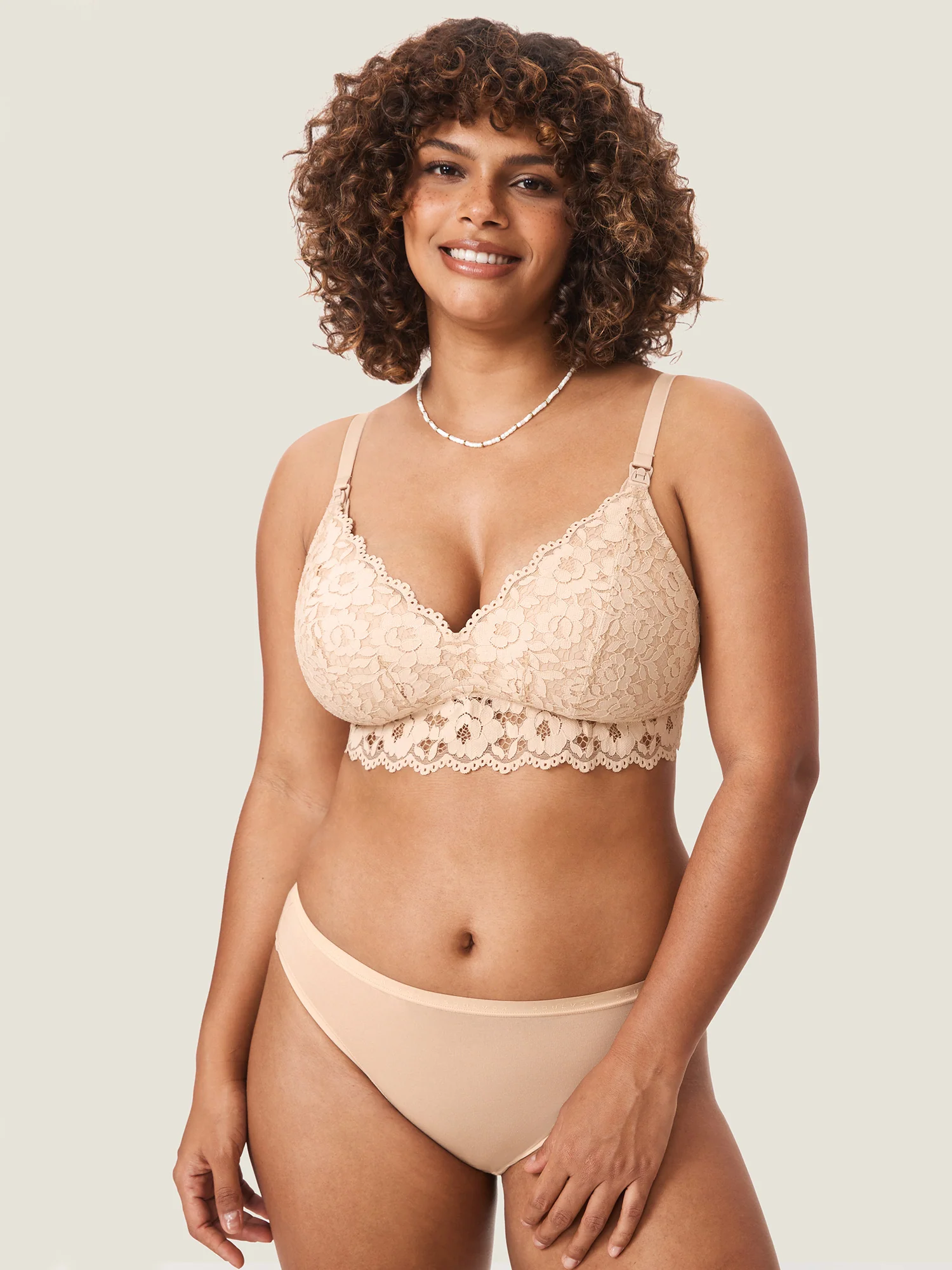 More Support Lace Nursing Bralette - Image 20