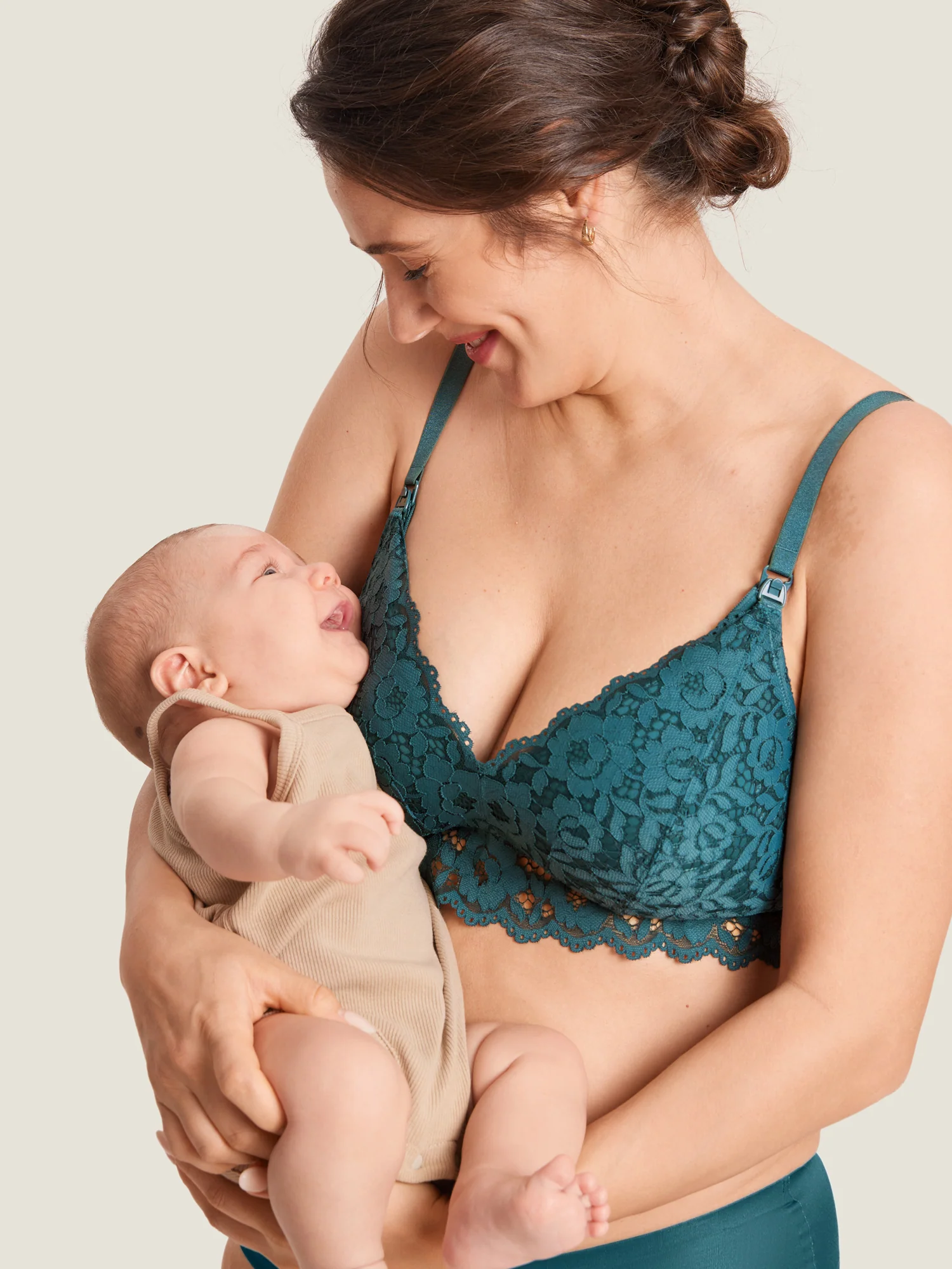 More Support Lace Nursing Bralette - Image 26