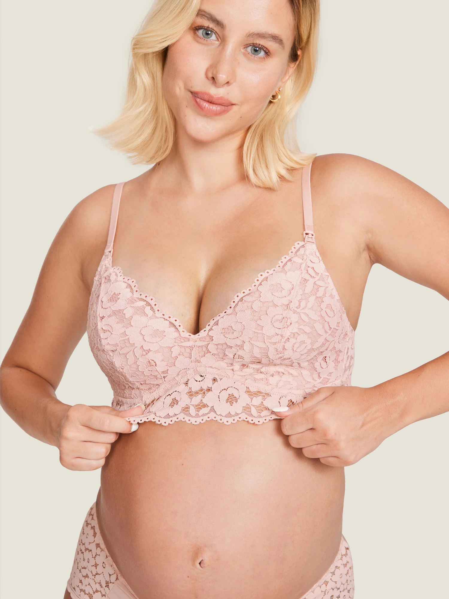 More Support Lace Nursing Bralette - Image 3