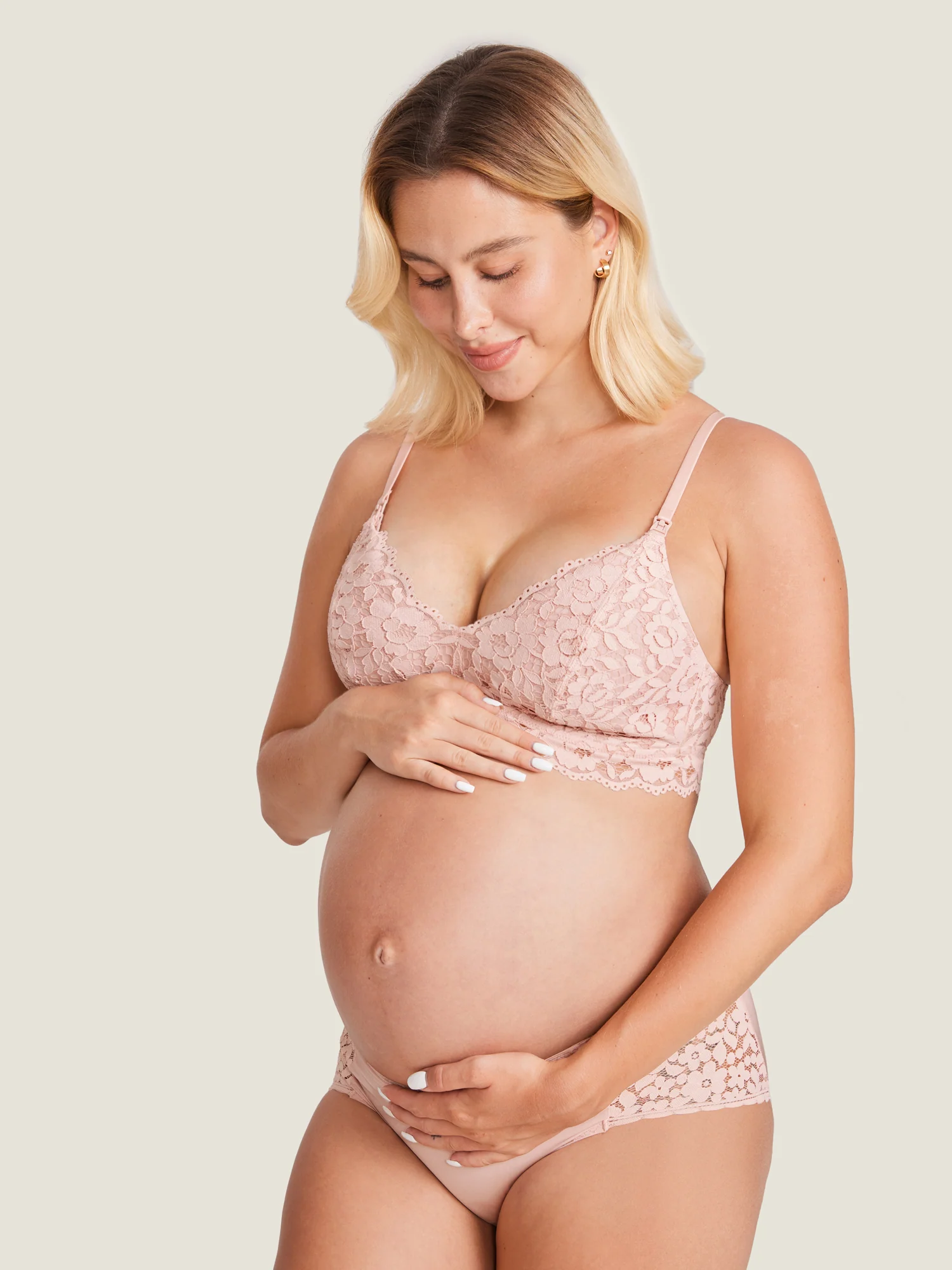More Support Lace Nursing Bralette - Image 4