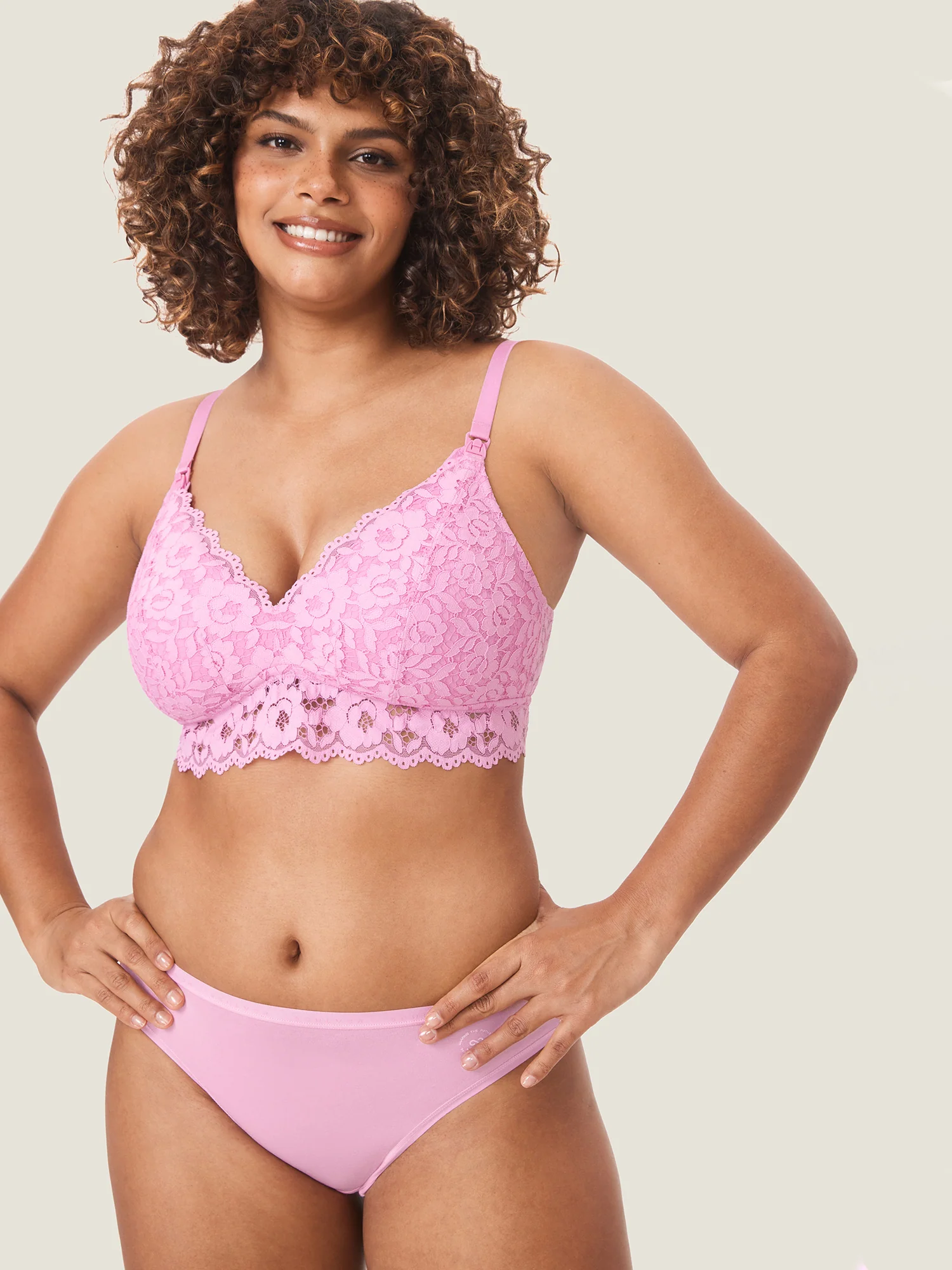 More Support Lace Nursing Bralette - Image 2