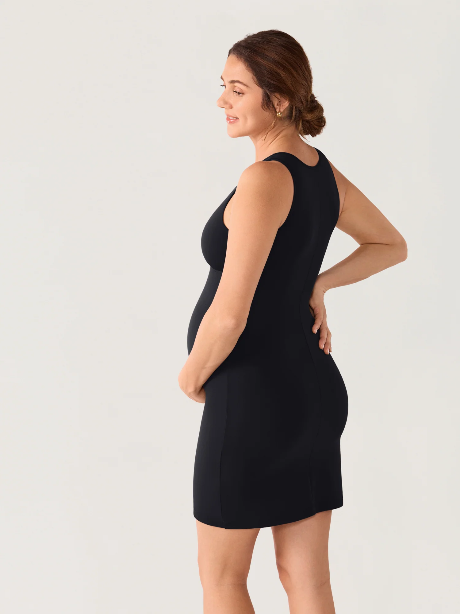 Natrelax® Crossover Maternity & Nursing Mini Dress - Image 7