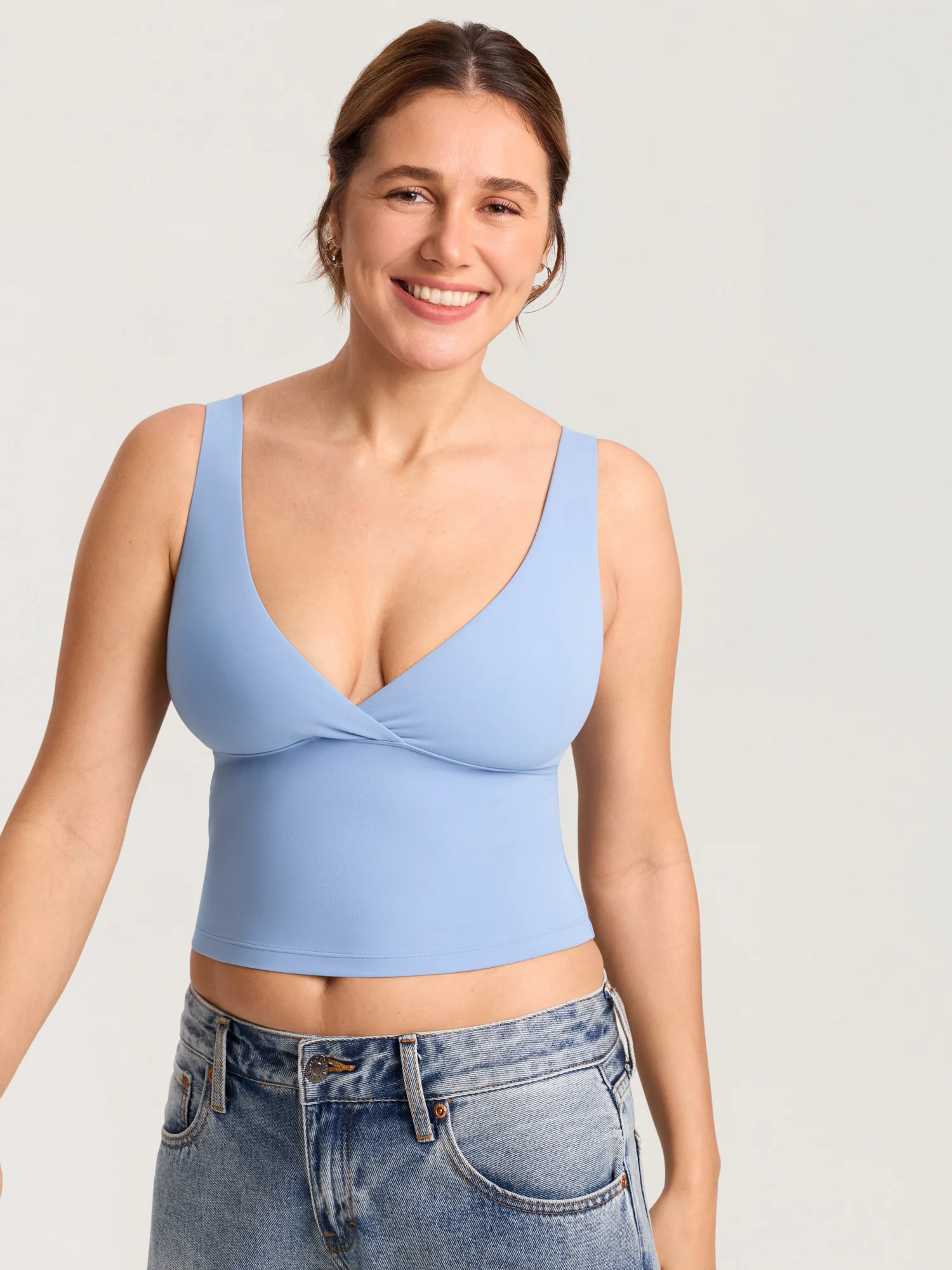 Natrelax® Crossover Nursing Crop Tank Top - Image 19