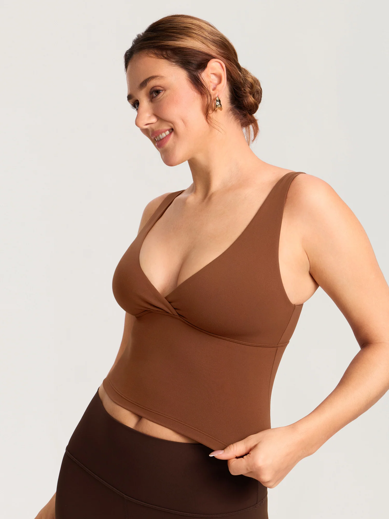 Natrelax® Crossover Nursing Crop Tank Top - Image 24