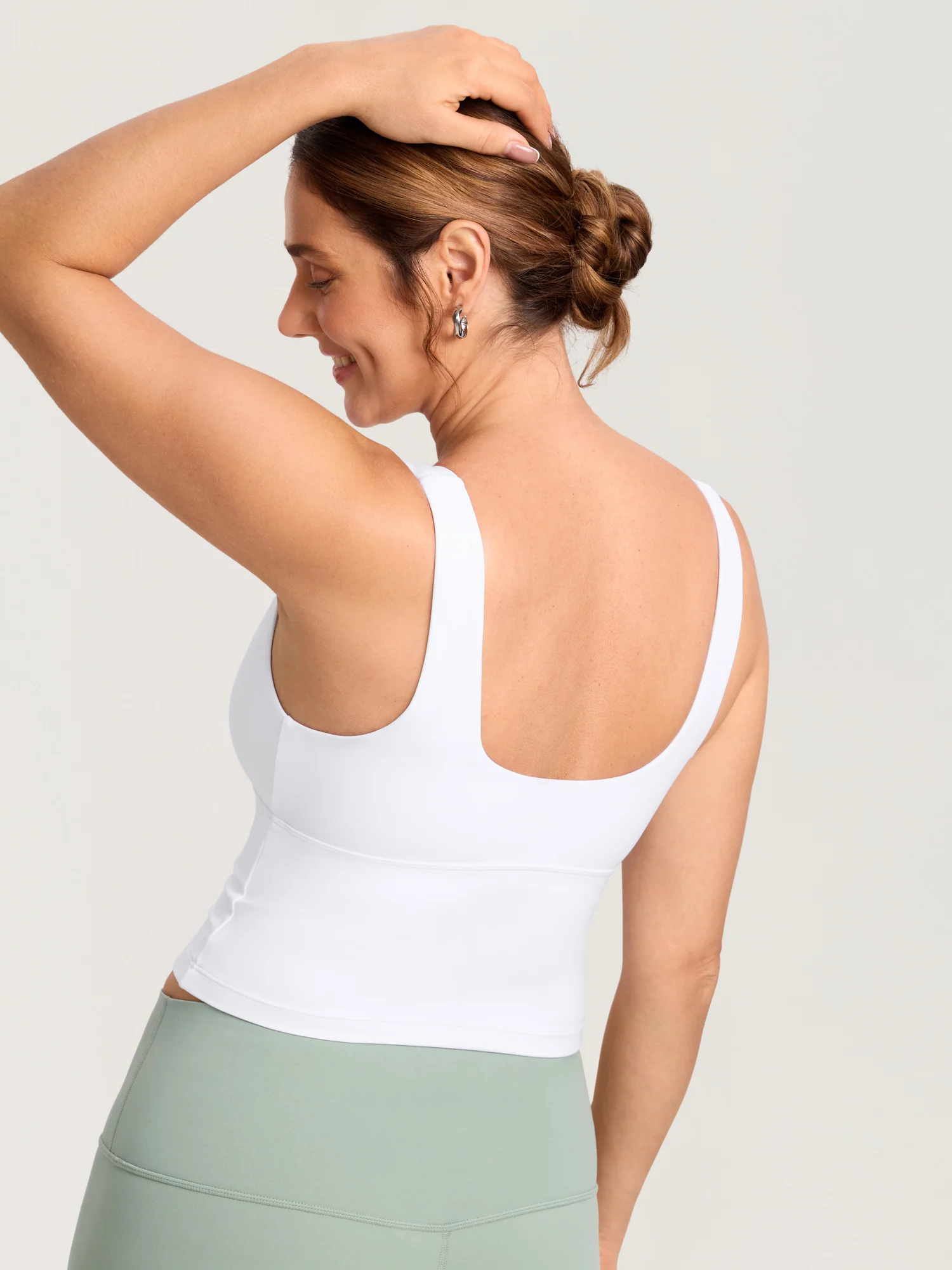 Natrelax® Crossover Nursing Crop Tank Top - Image 4