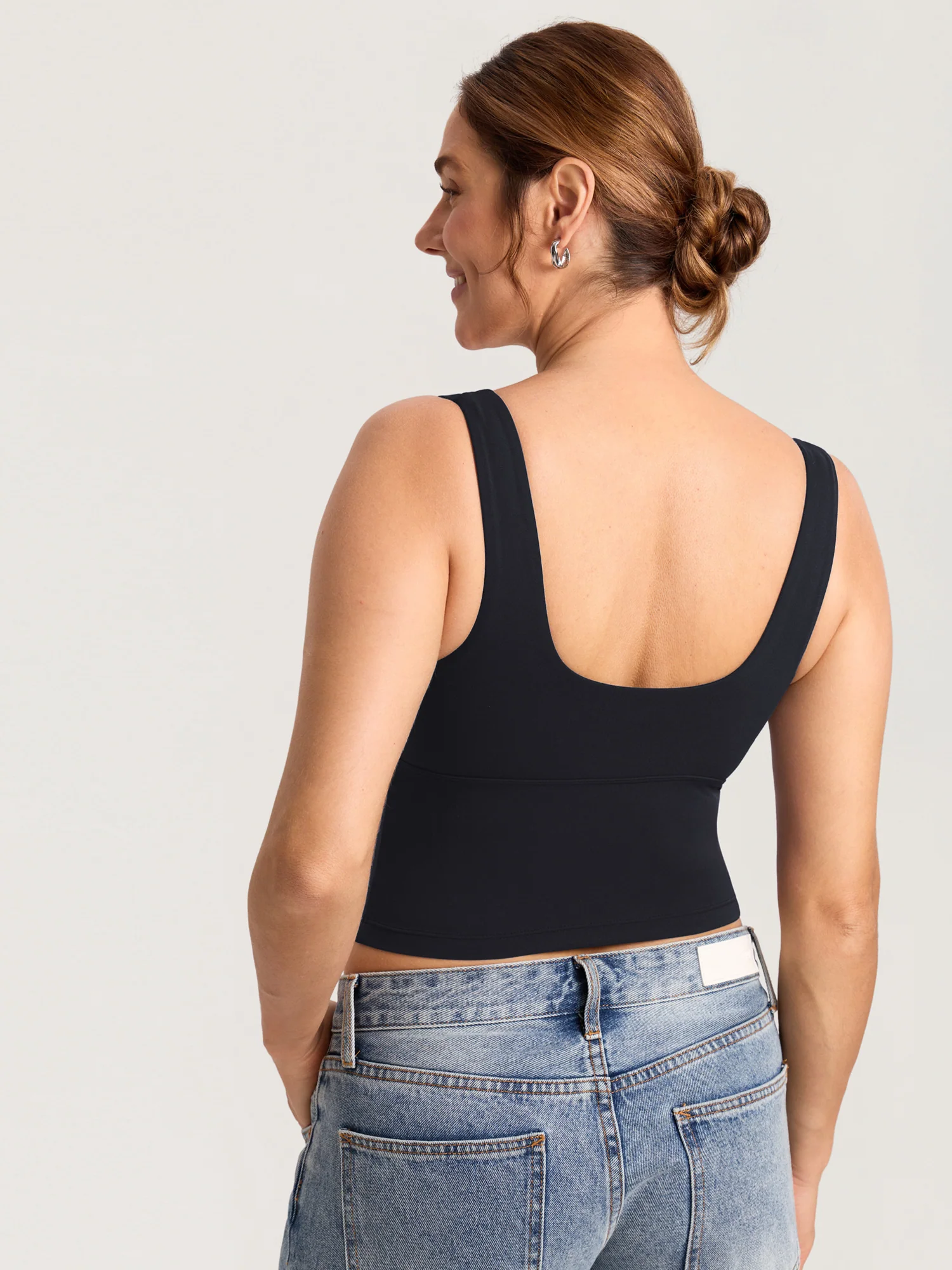 Natrelax® Crossover Nursing Crop Tank Top - Image 7