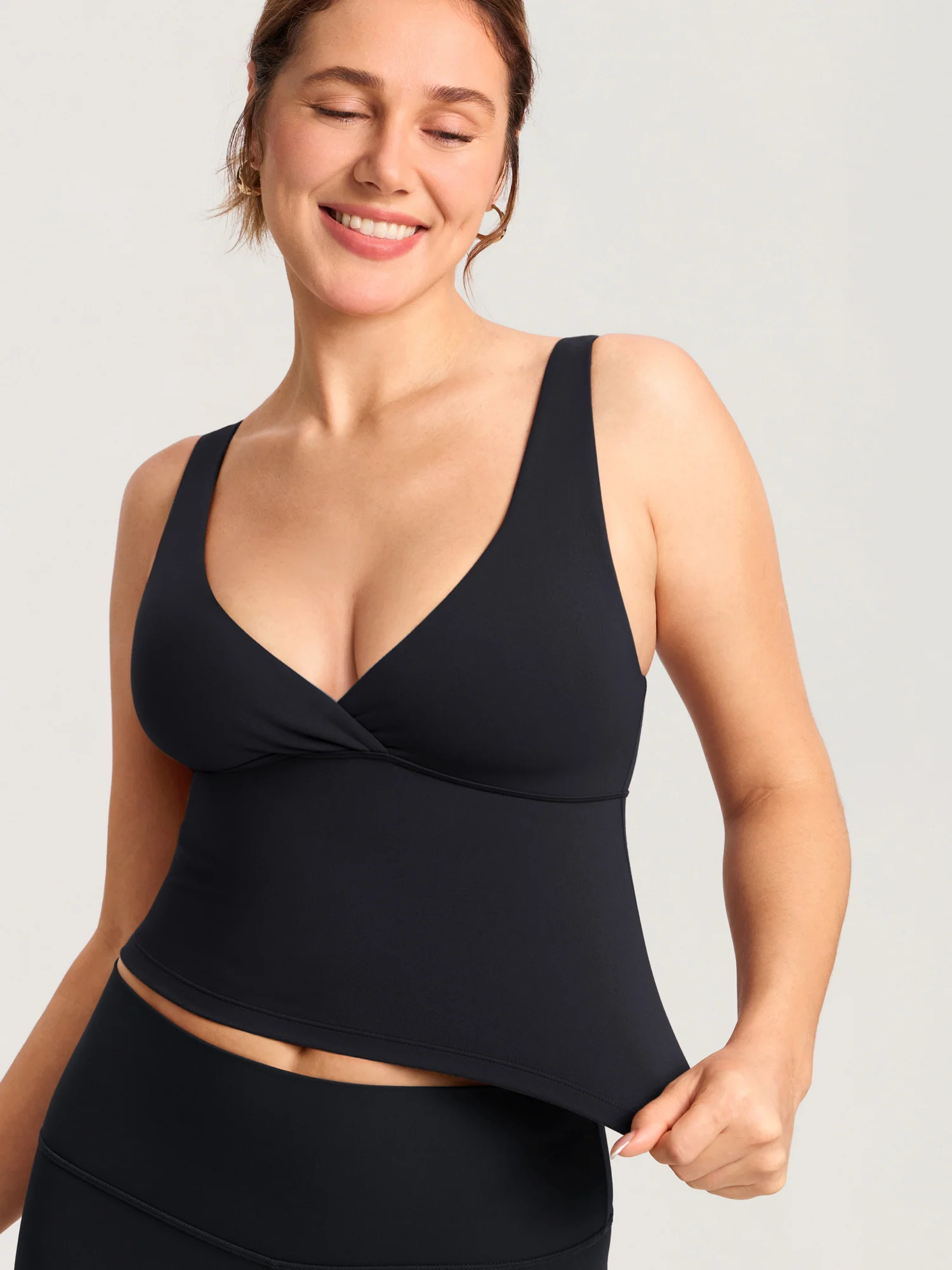 Natrelax® Crossover Nursing Crop Tank Top - Image 8