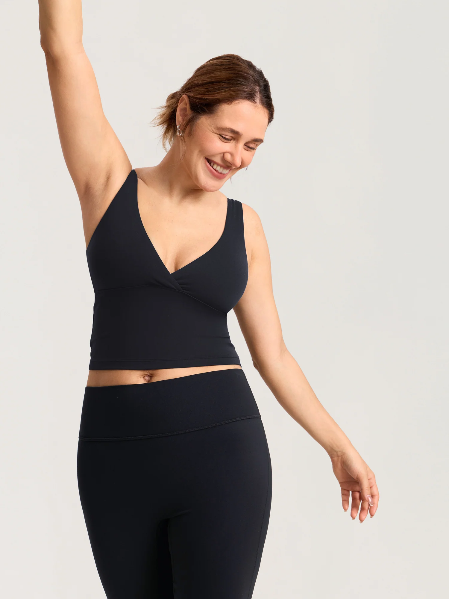 Natrelax® Crossover Nursing Crop Tank Top - Image 9