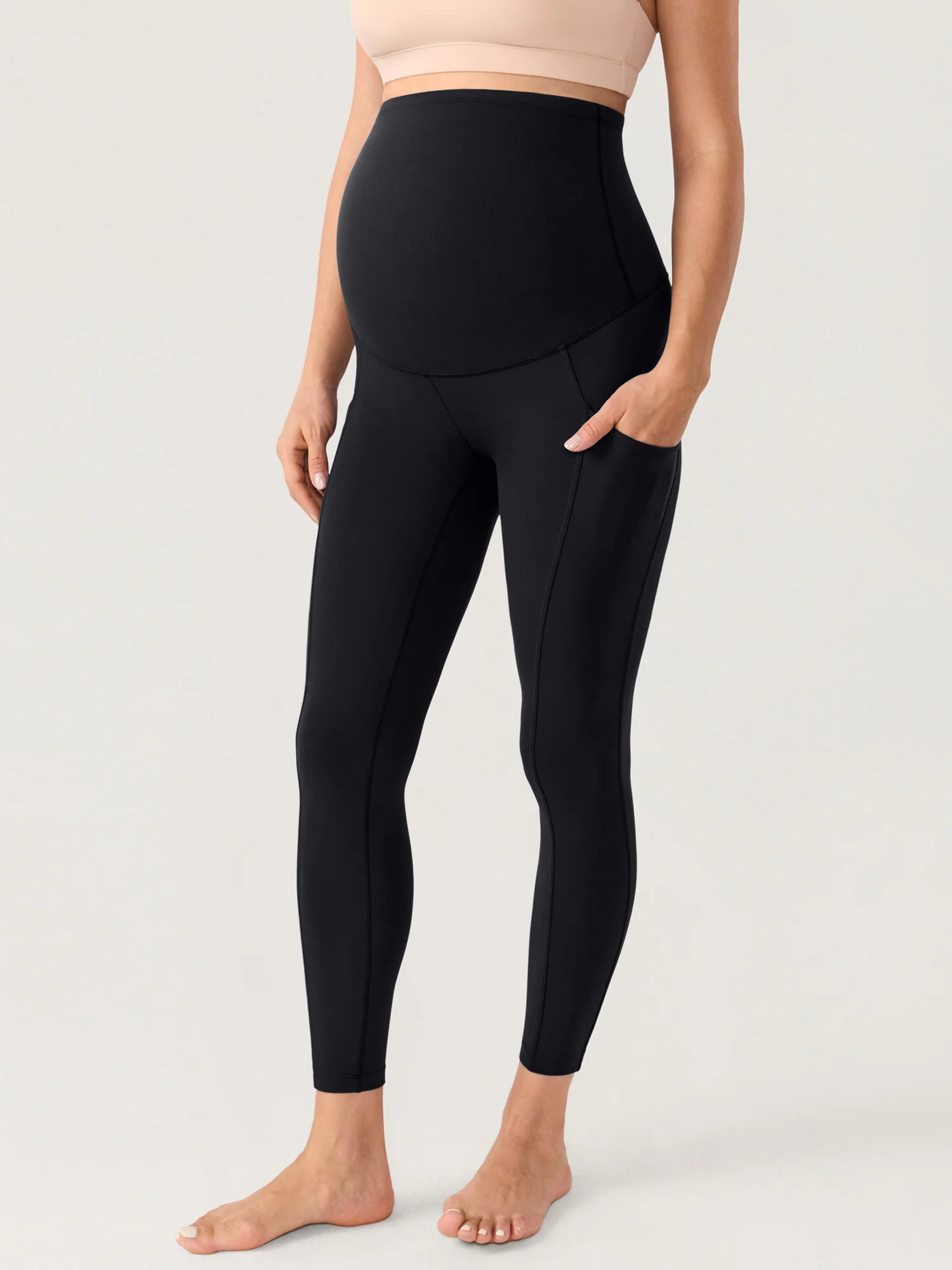 Natrelax® Maternity Leggings with Pockets 25" - Image 6