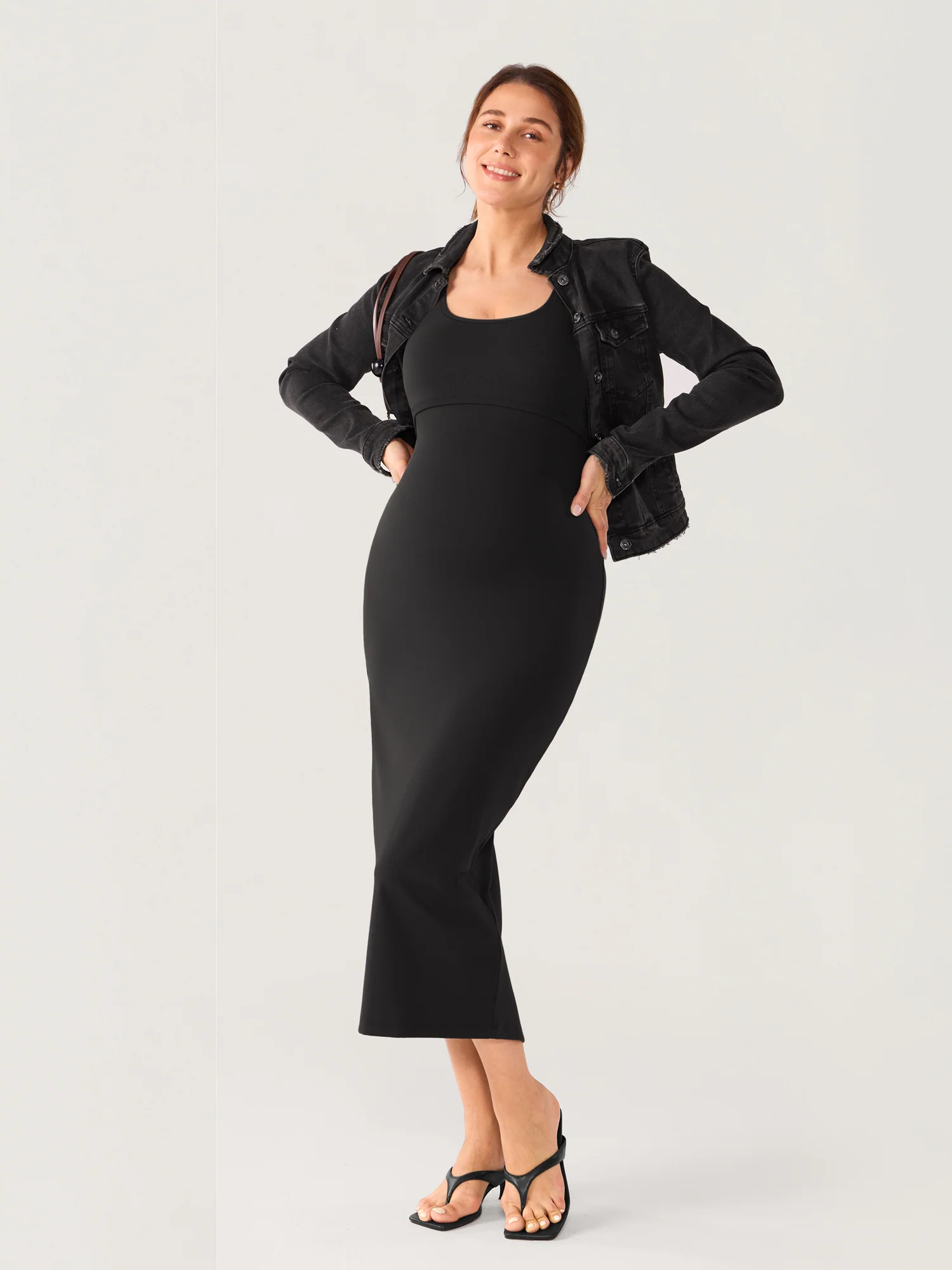 Natrelax® Hidden Crossover Babycon Maxi Dress - Image 15