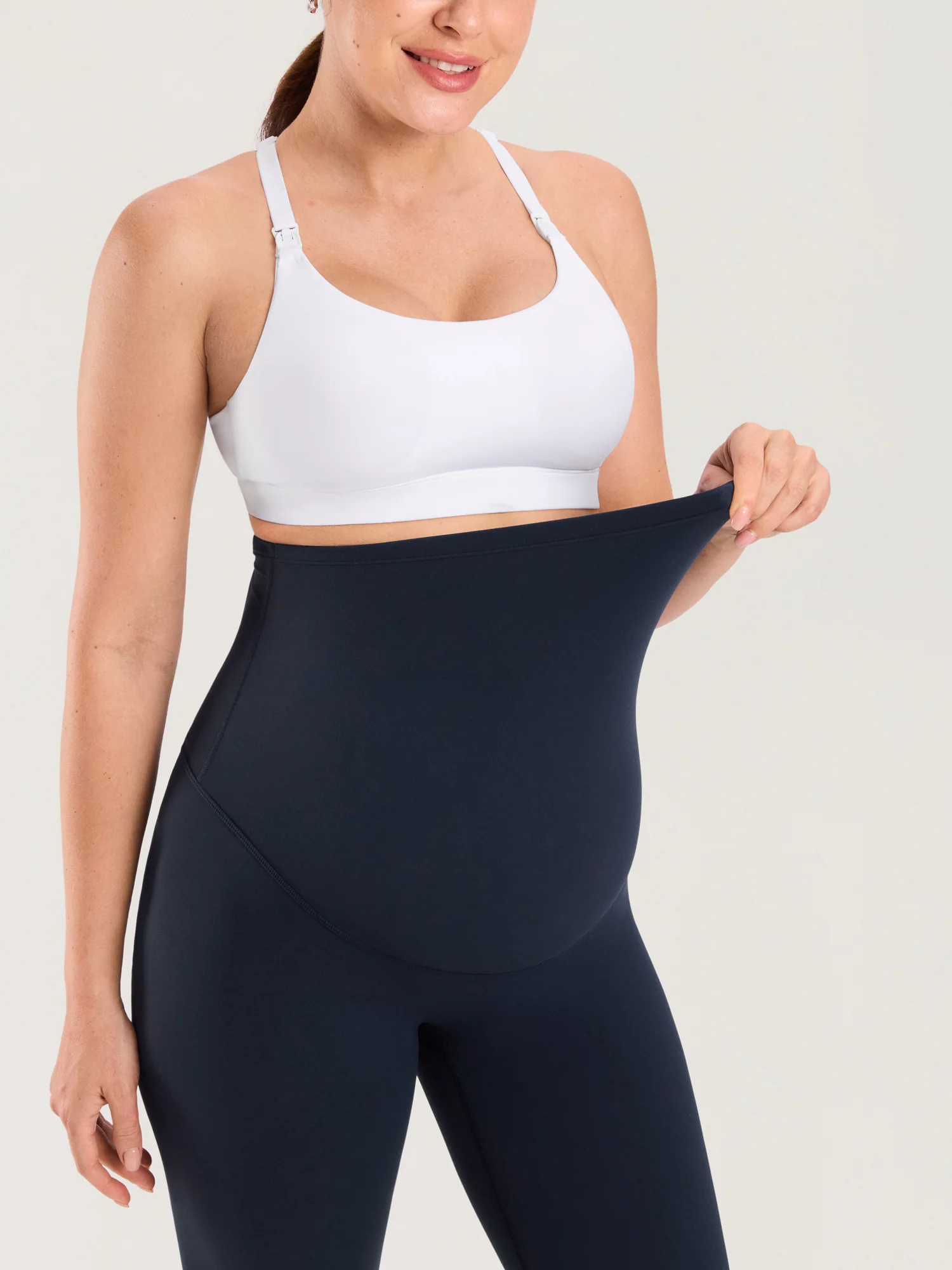 Natrelax® No Front Seam Maternity Flare Leggings 31.5" - Image 18