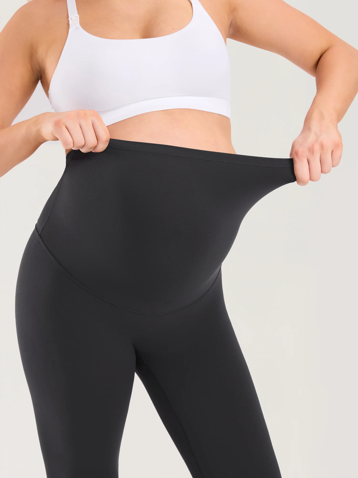 Natrelax® No Front Seam Maternity Flare Leggings 31.5" - Image 8