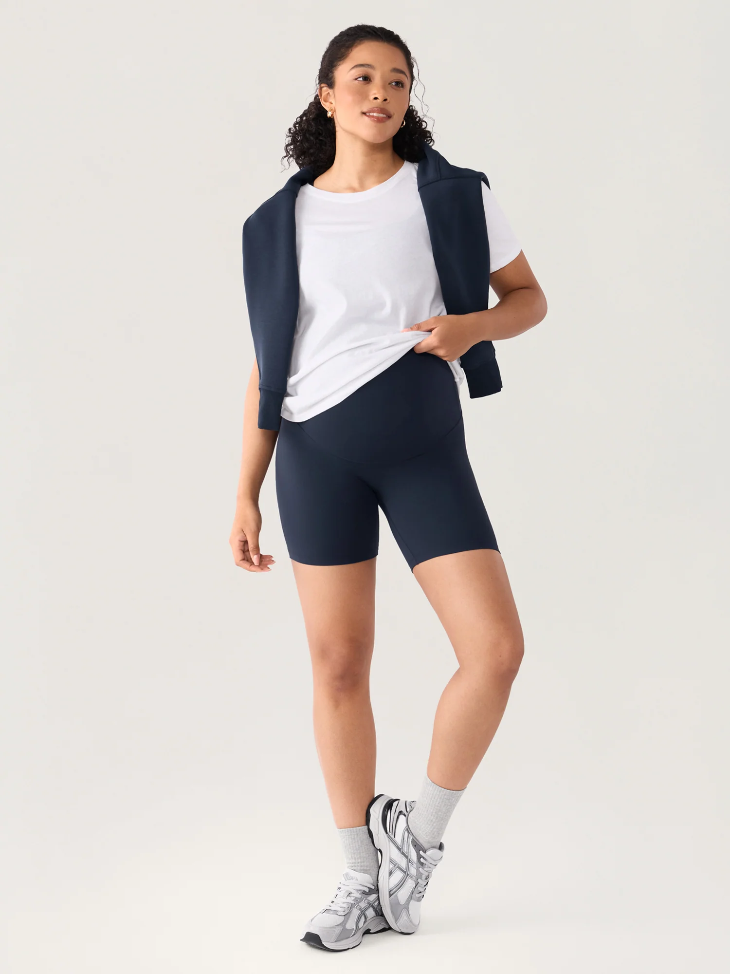 Natrelax® No Front Seam Maternity Shorts 6" - Image 12