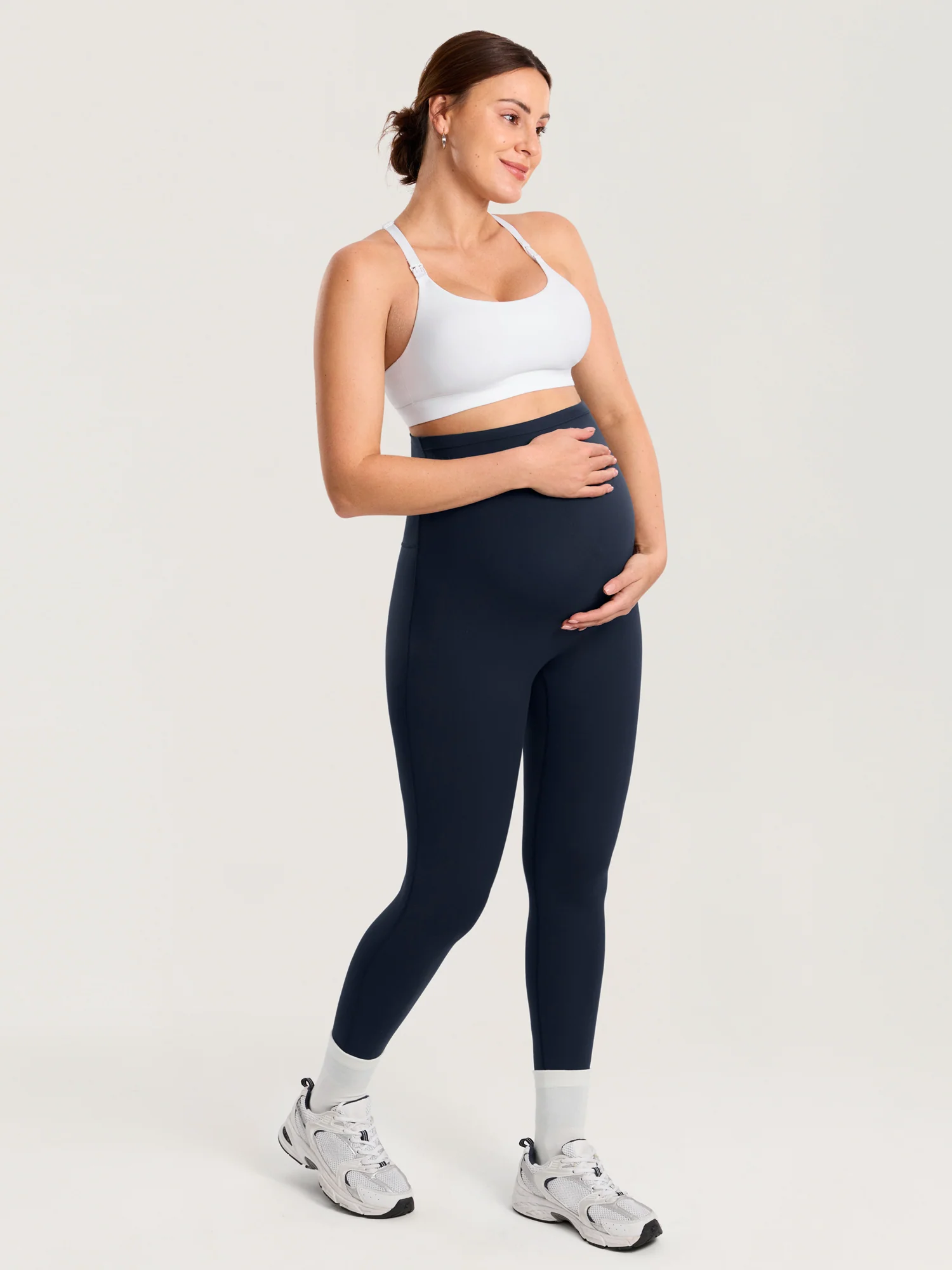 Natrelax® Seamless-Front Maternity Leggings 25" - Image 9