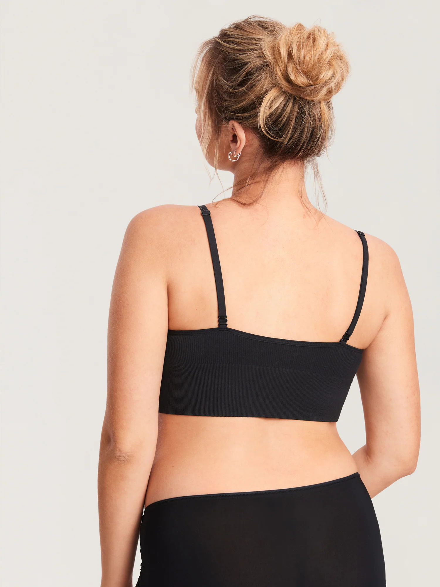 Ribbed V Neck Nursing Bralette - Image 7